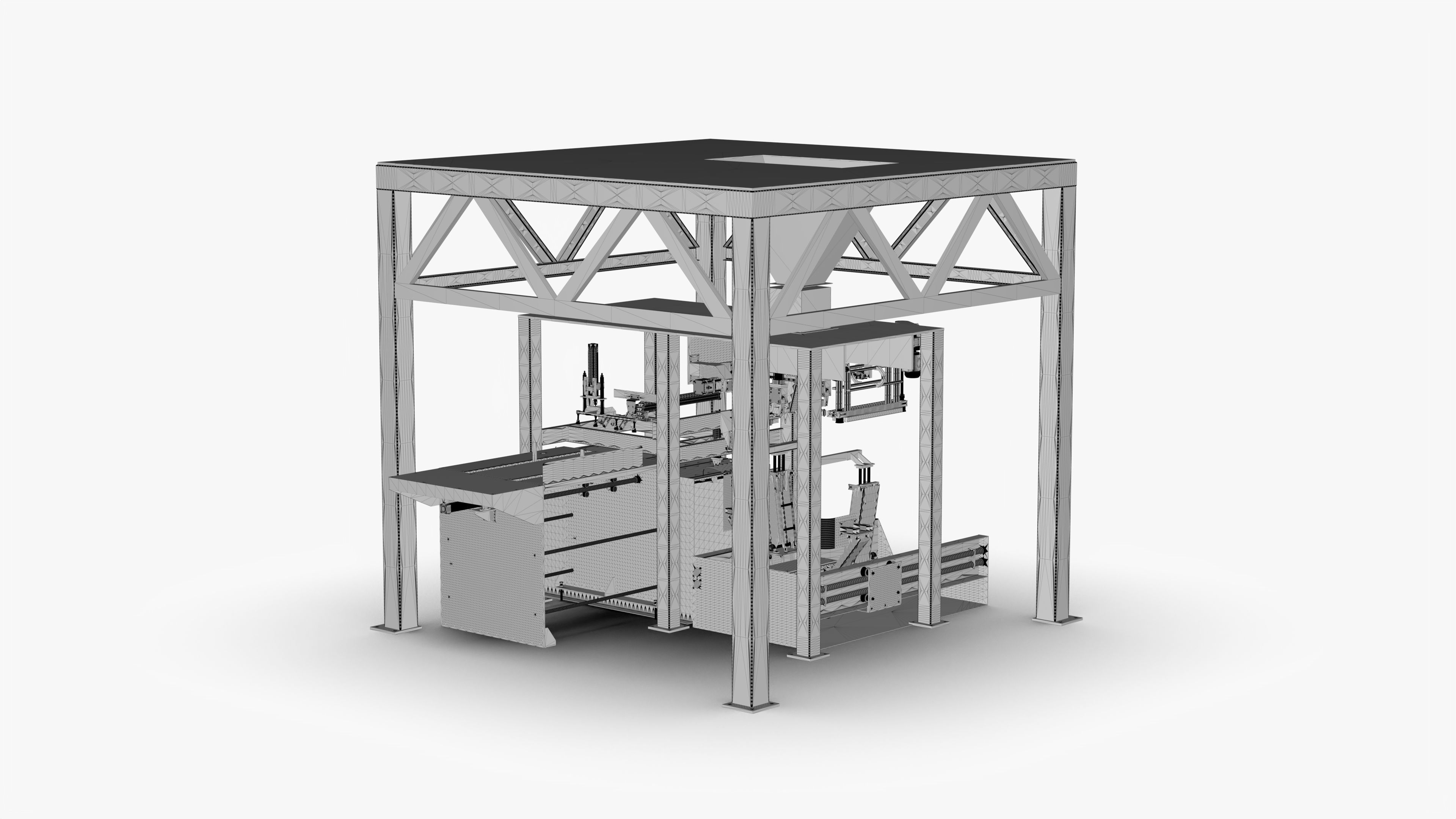 Automatic Scale Bag Making Packaging Machine 3D model | CGTrader
