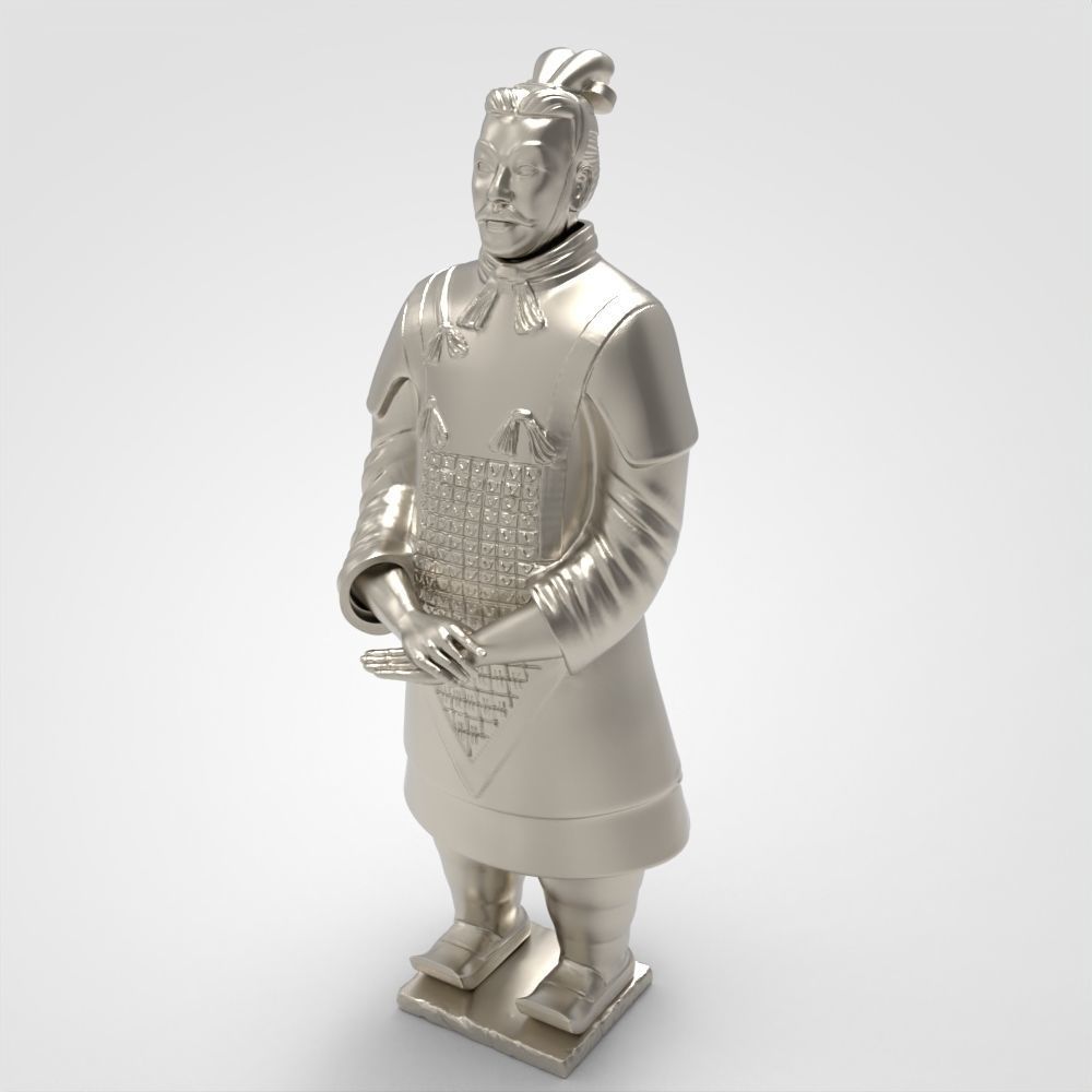 Terracotta Army sculptures depicting the armies of Qin Shi Huang 3D model 3D printable | CGTrader