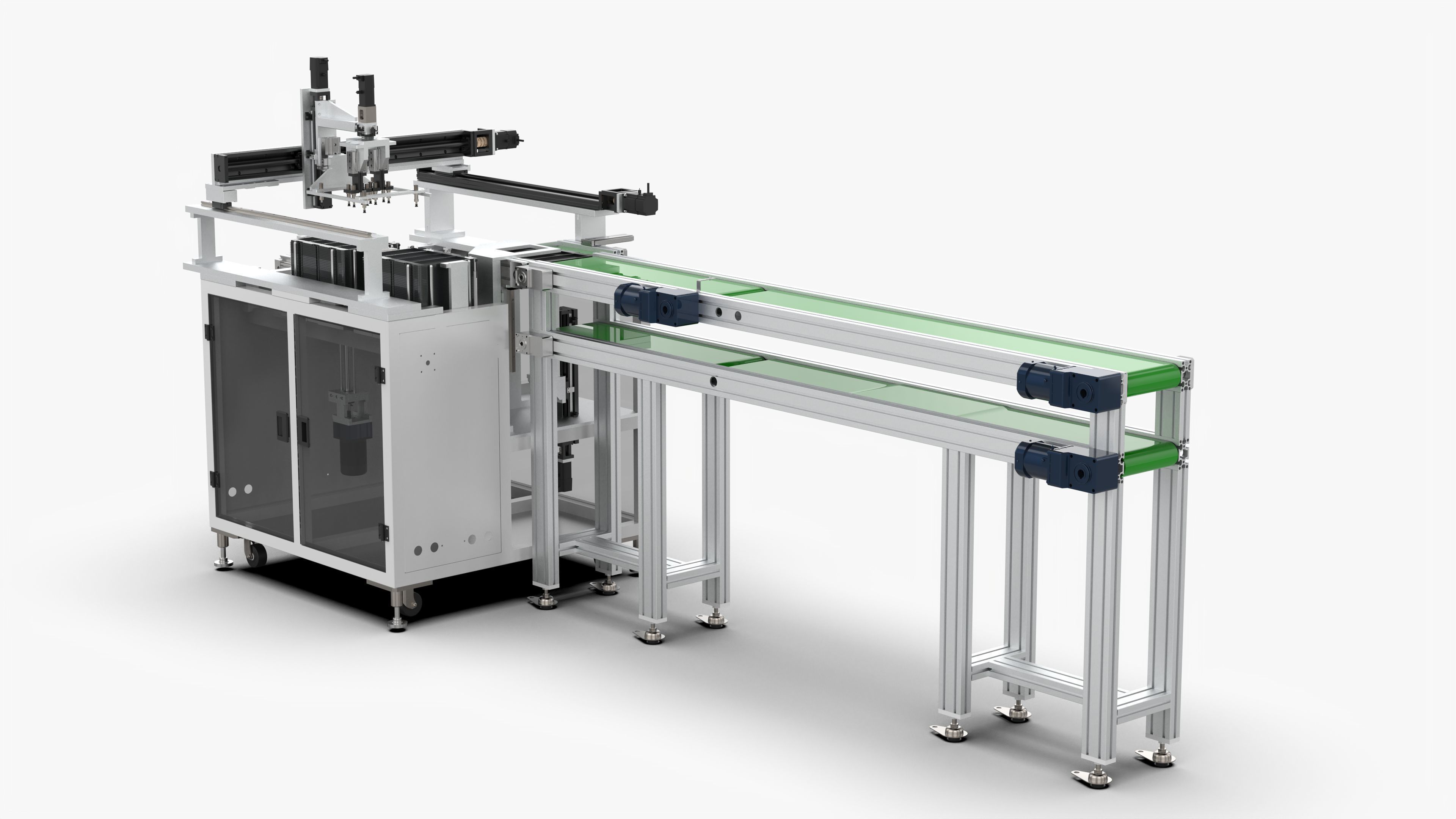 Automatic Plate Transfer Machine 3D model CGTrader