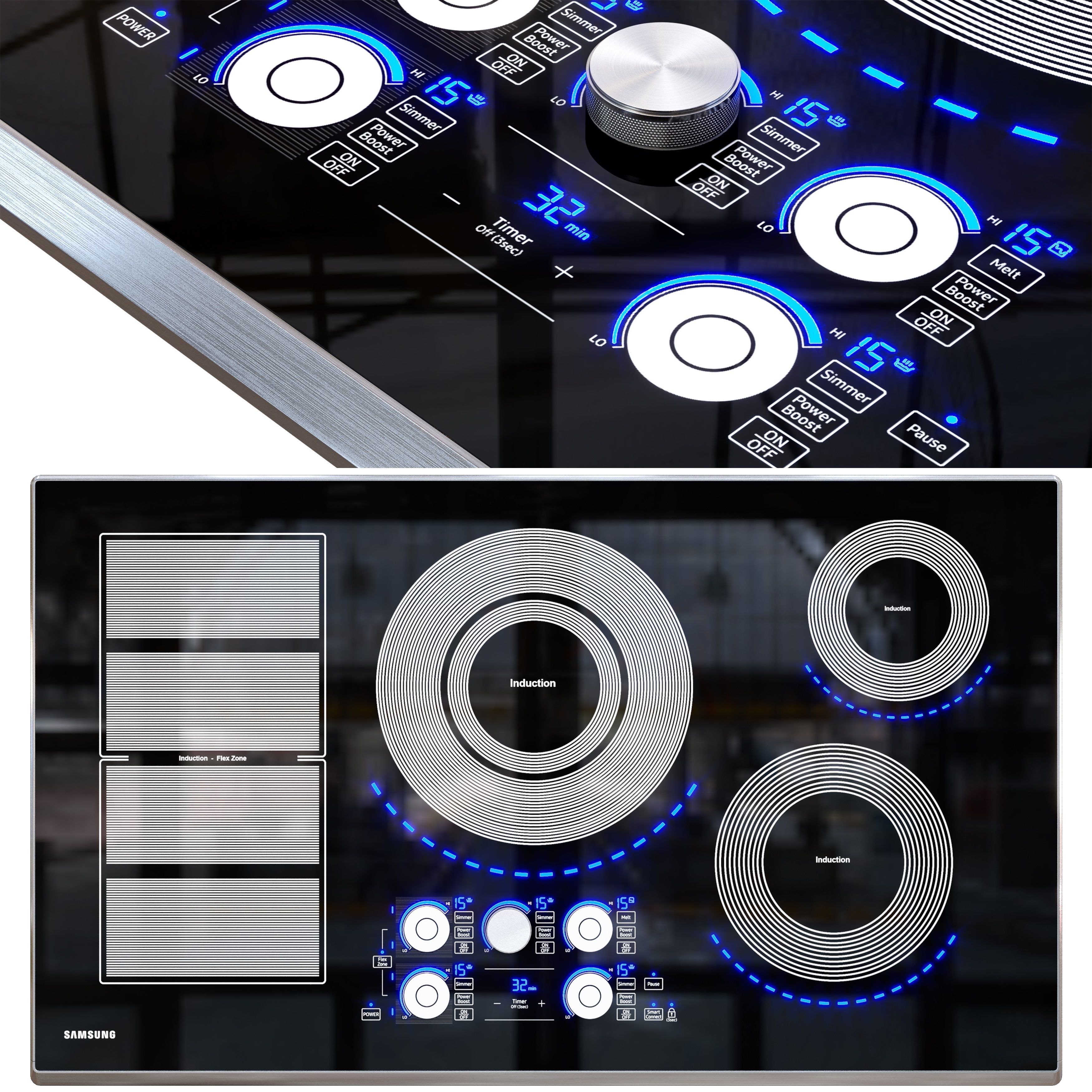 3D model samsung cooktop and range VR / AR / lowpoly CGTrader