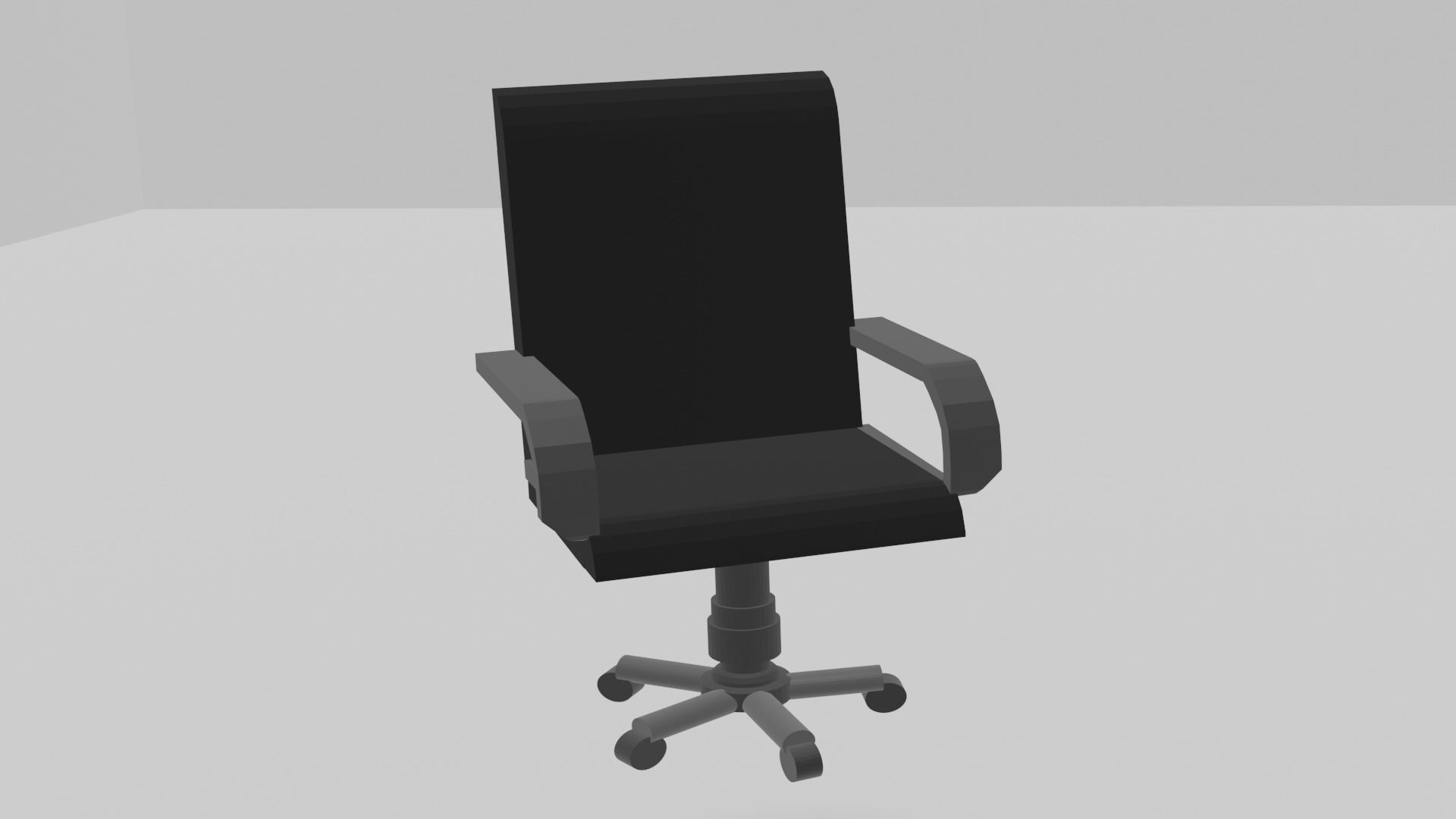Office Chair Rolling 3D model CGTrader