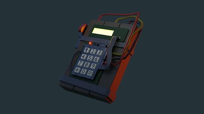 Bomb C4 free 3D model | CGTrader