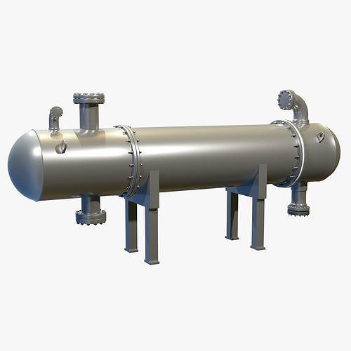 Heat Exchanger Full Detail 3D model CGTrader