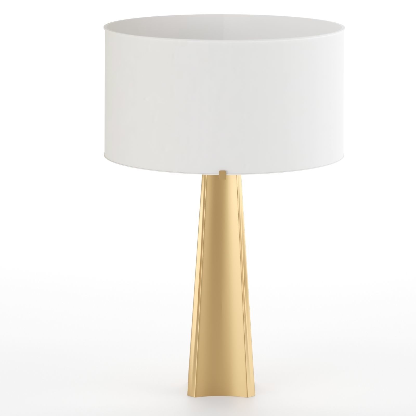 isla brass triangle table lamp 3D model | CGTrader