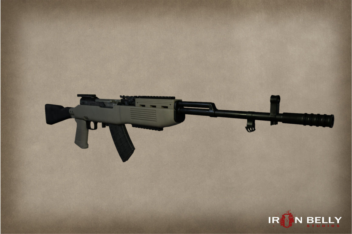 3D model AAA SKS Modern Carbine Assault Rifle VR / AR / low-poly | CGTrader