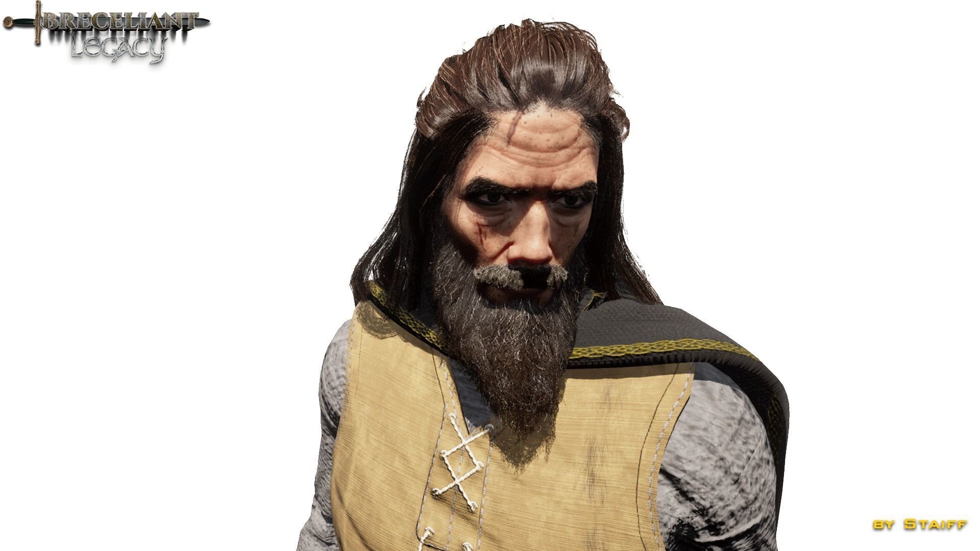 Merlin Neal Model Myrddin alias Merlin Unreal 5 Character 3D model animated rigged | CGTrader
