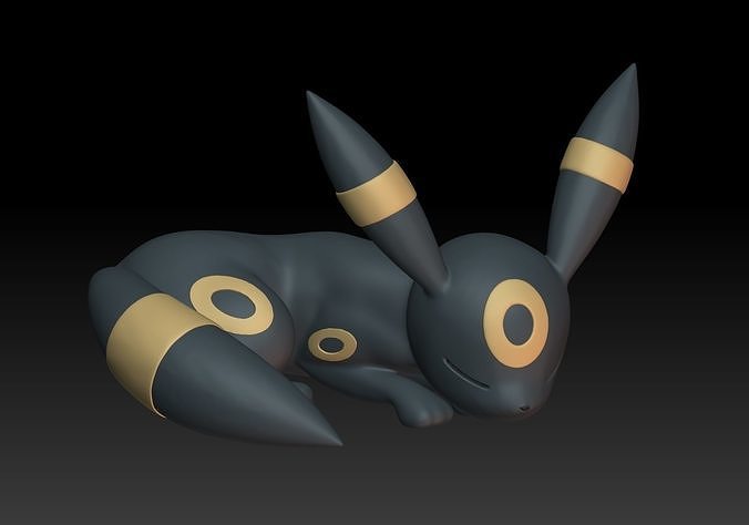 Jak Nazwać Eevee żeby Był Umbreon 3d Umbreon Pokemon