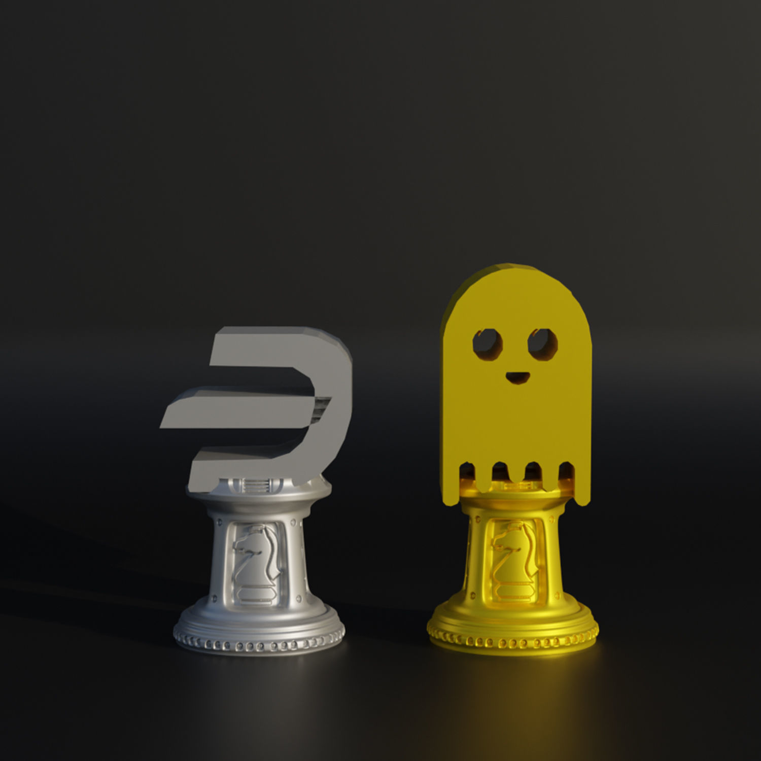 Crypto Coin Figure Chess Set - 18 Different Crypto Coin 3D model 3D ...