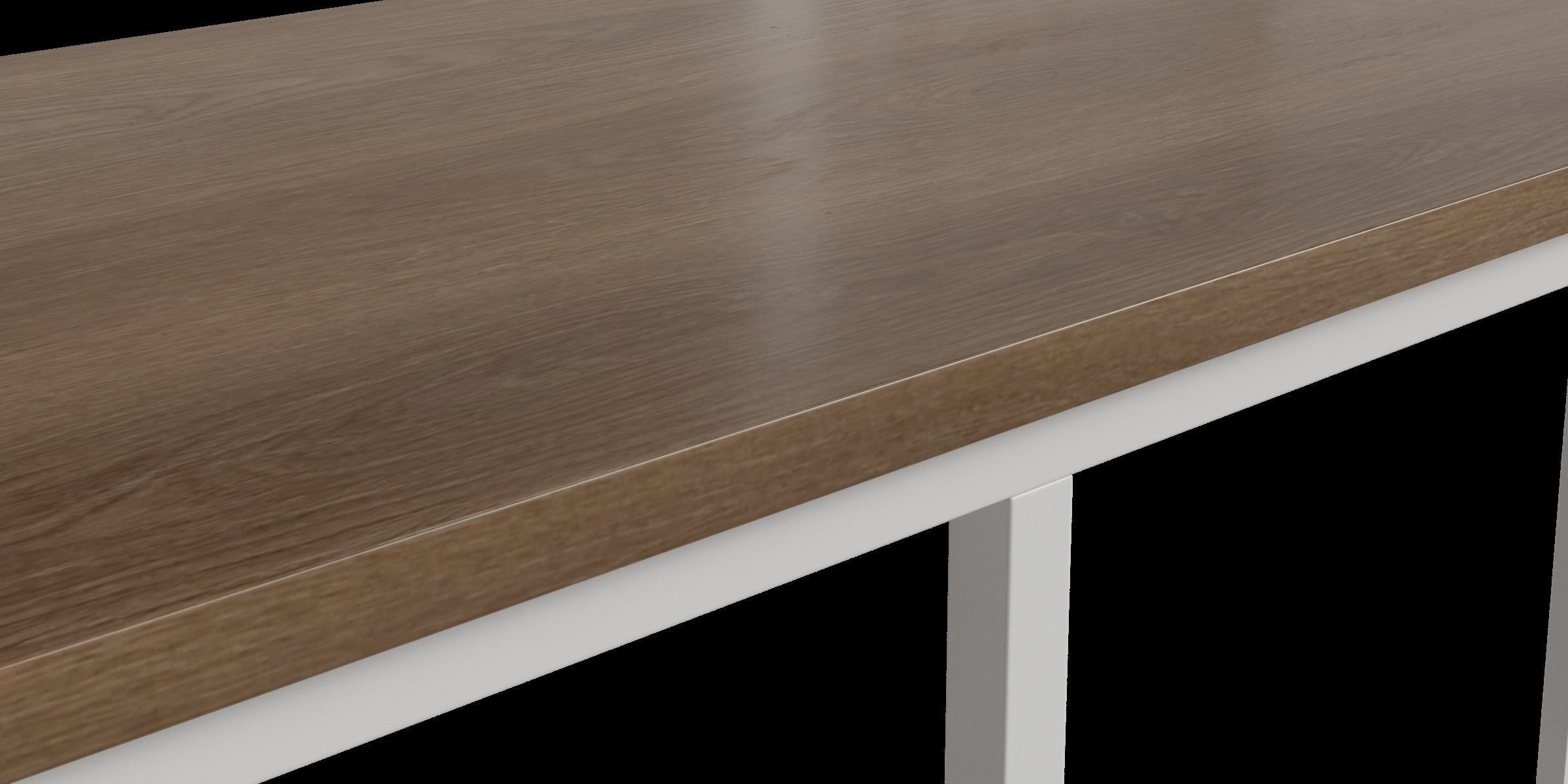 Modern Curved Entryway Console Table 3D model | CGTrader
