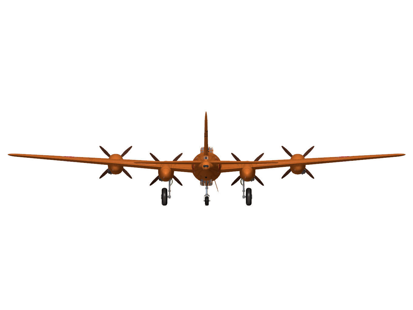 Nakajima G8N Renzan 3D model | CGTrader