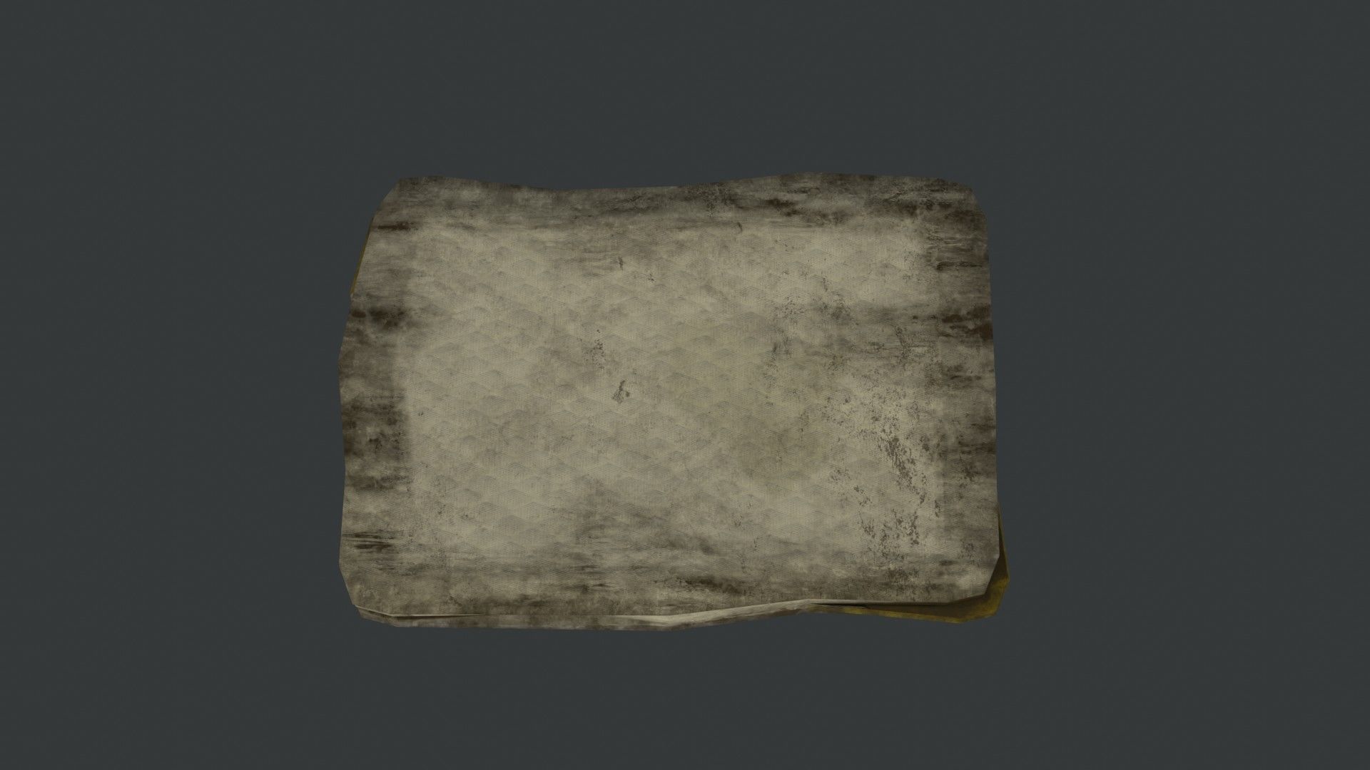 3D model Dirty Old Torn Mattress VR / AR / lowpoly CGTrader