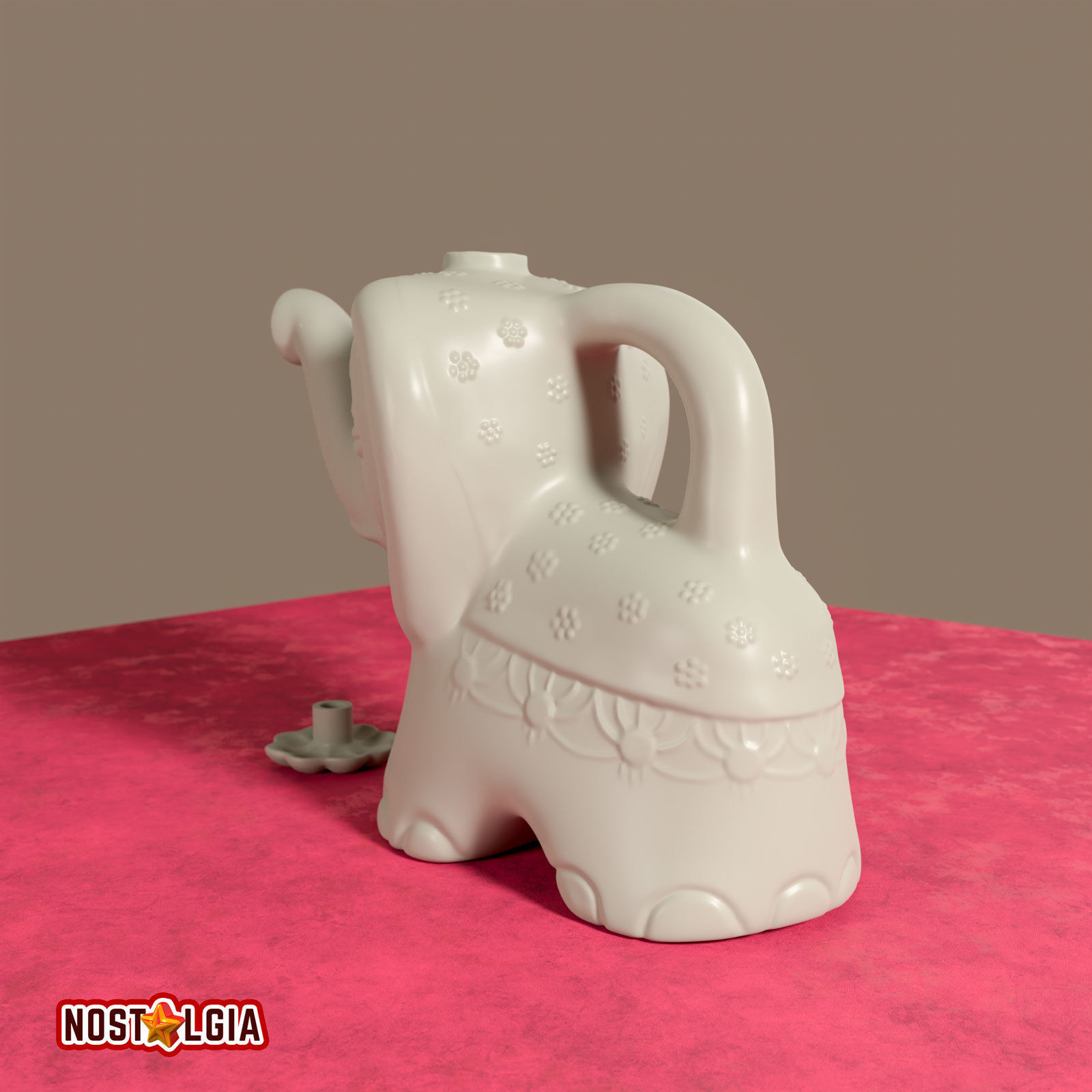 Vintage Elephant Watering Can Toy 3D model 3D printable CGTrader