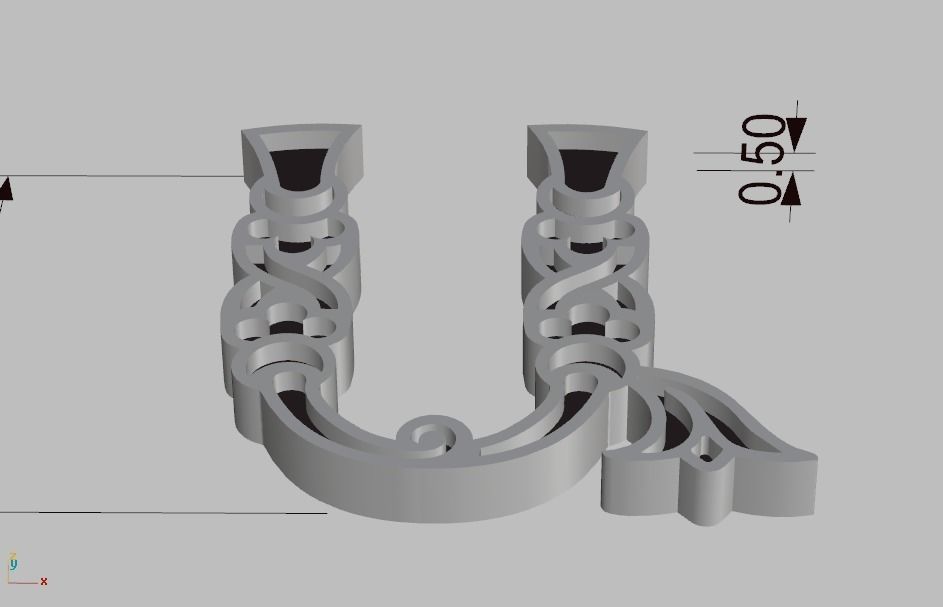 Armenian letters 3D model 3D printable | CGTrader