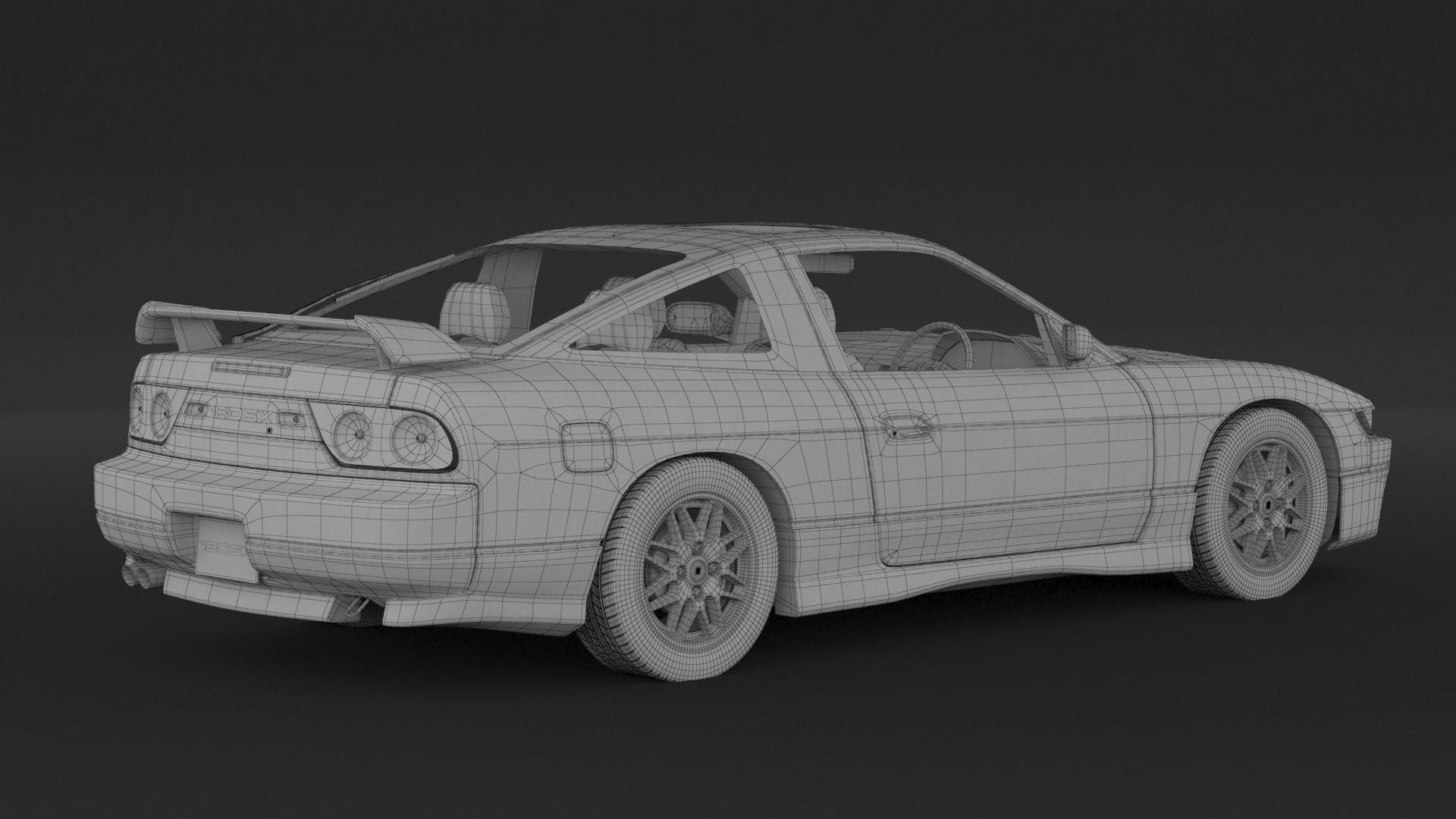 Nissan 180SX Sileighty 3D model | CGTrader