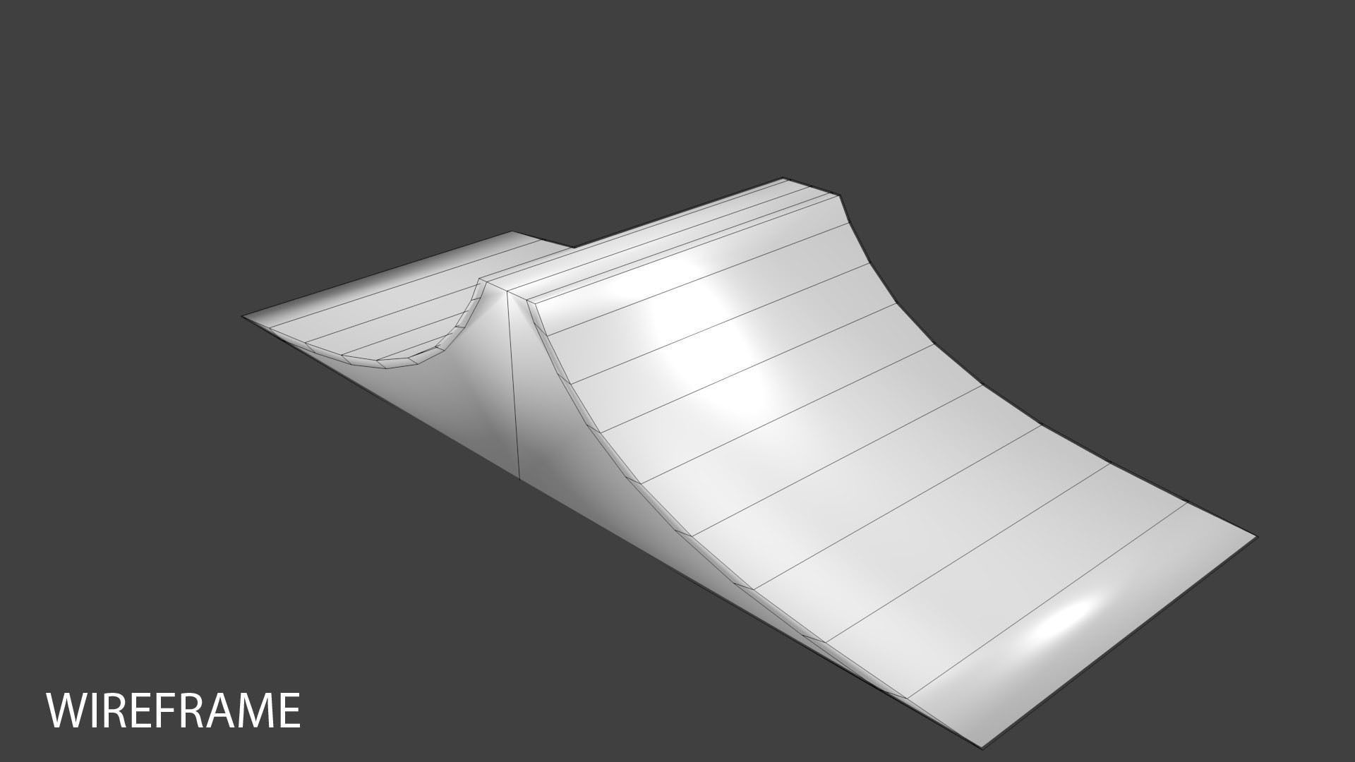 Skateboard Track Spine 3D model CGTrader