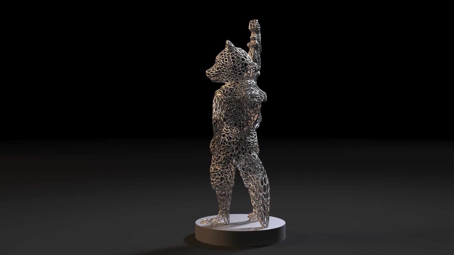 Rocket Raccoon 3D model 3D printable | CGTrader
