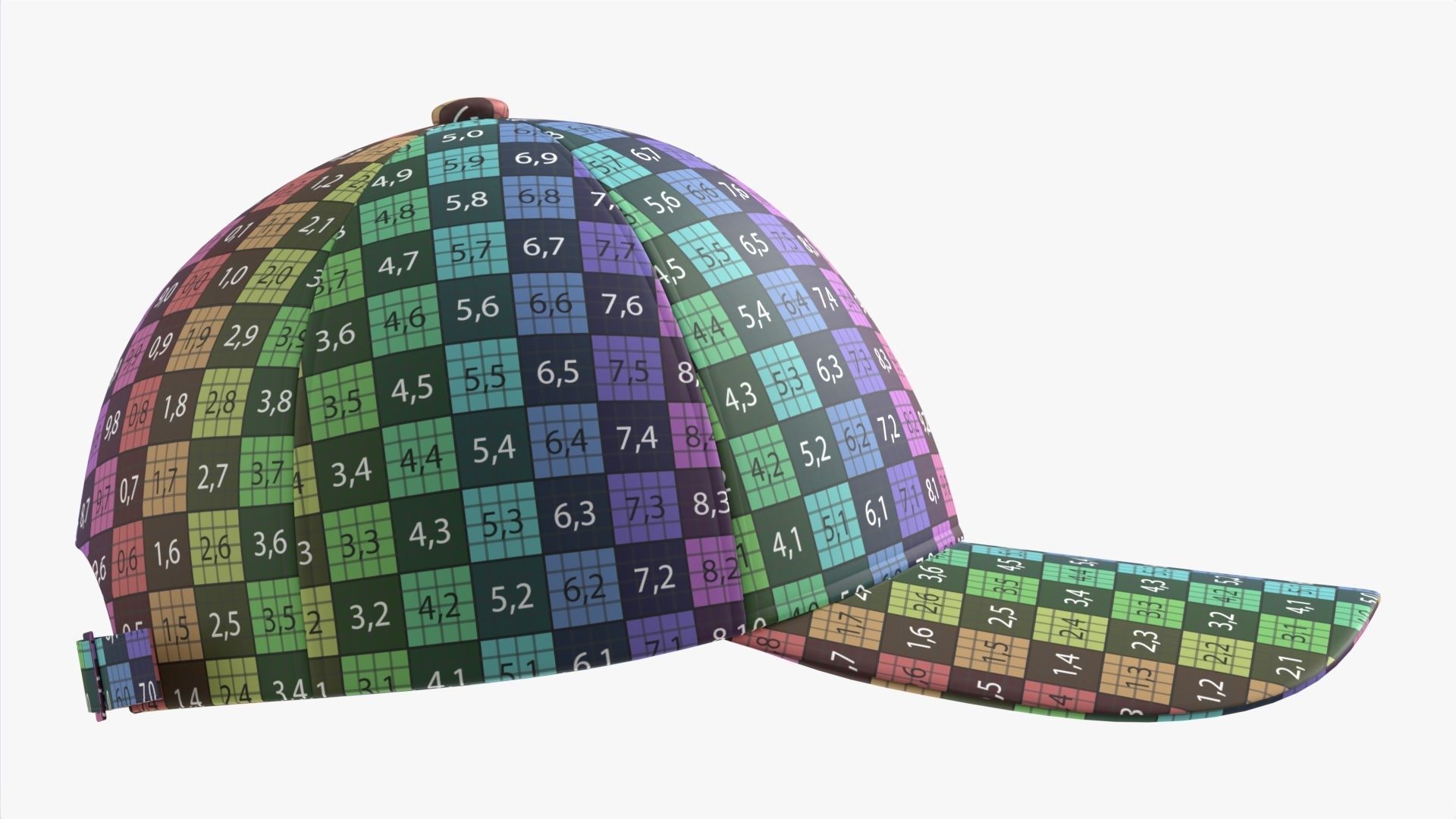 Baseball Cap Fabric Mockup White 3D model | CGTrader