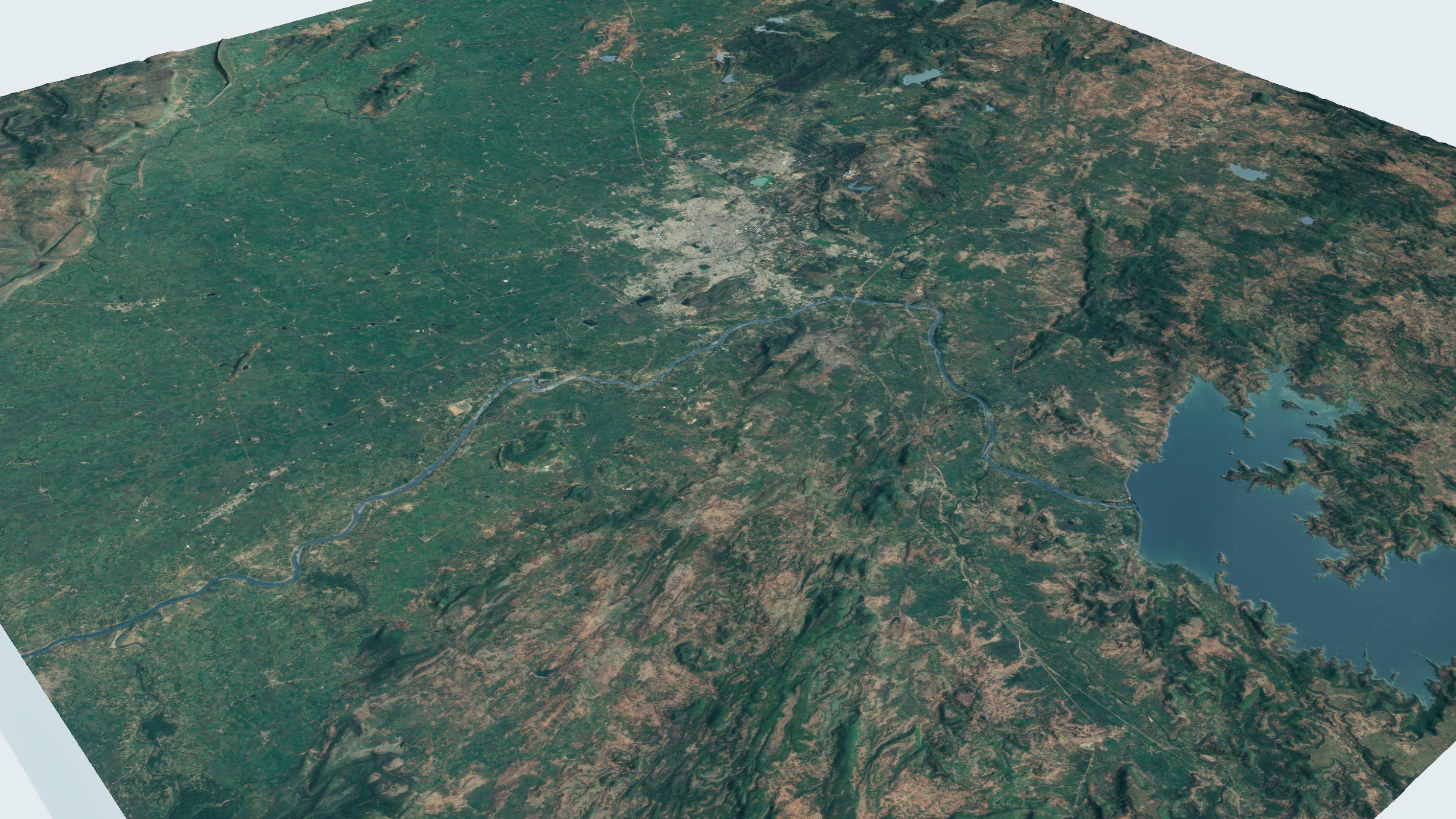 Jabalpur India City Landscape 3D Model 3D model | CGTrader
