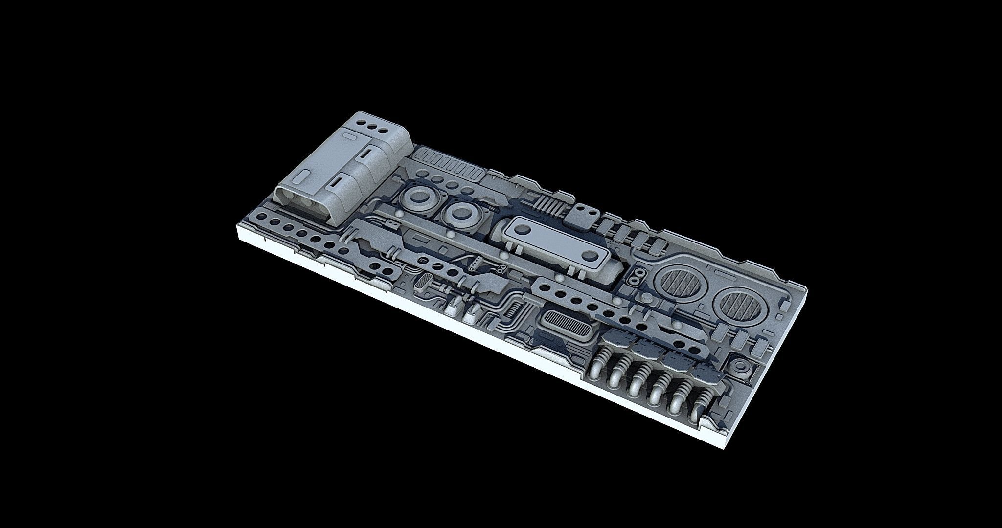 Sci-Fi KitBash and Props Pack Part two 3D model | CGTrader