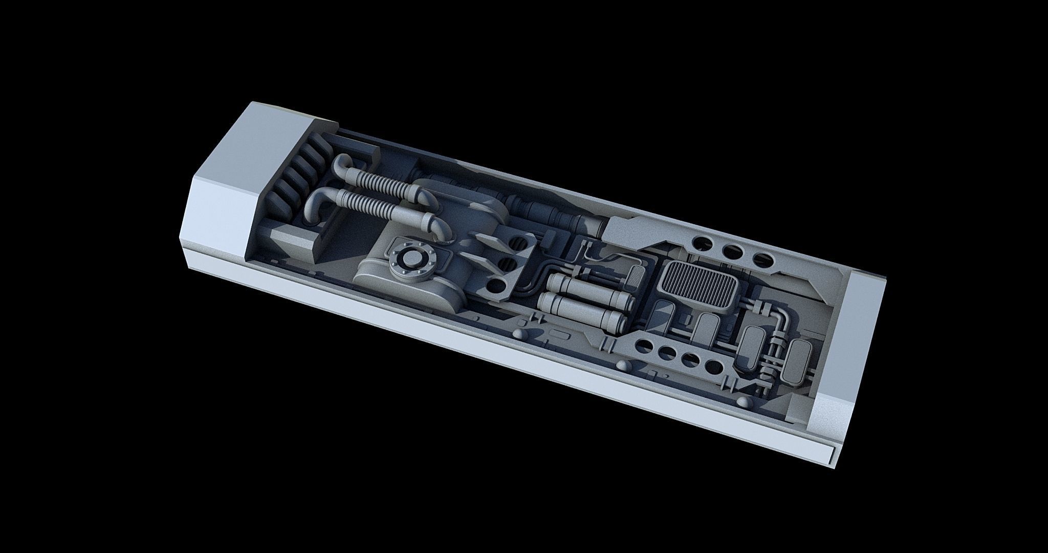 Sci-Fi KitBash and Props Pack Part three 3D model | CGTrader