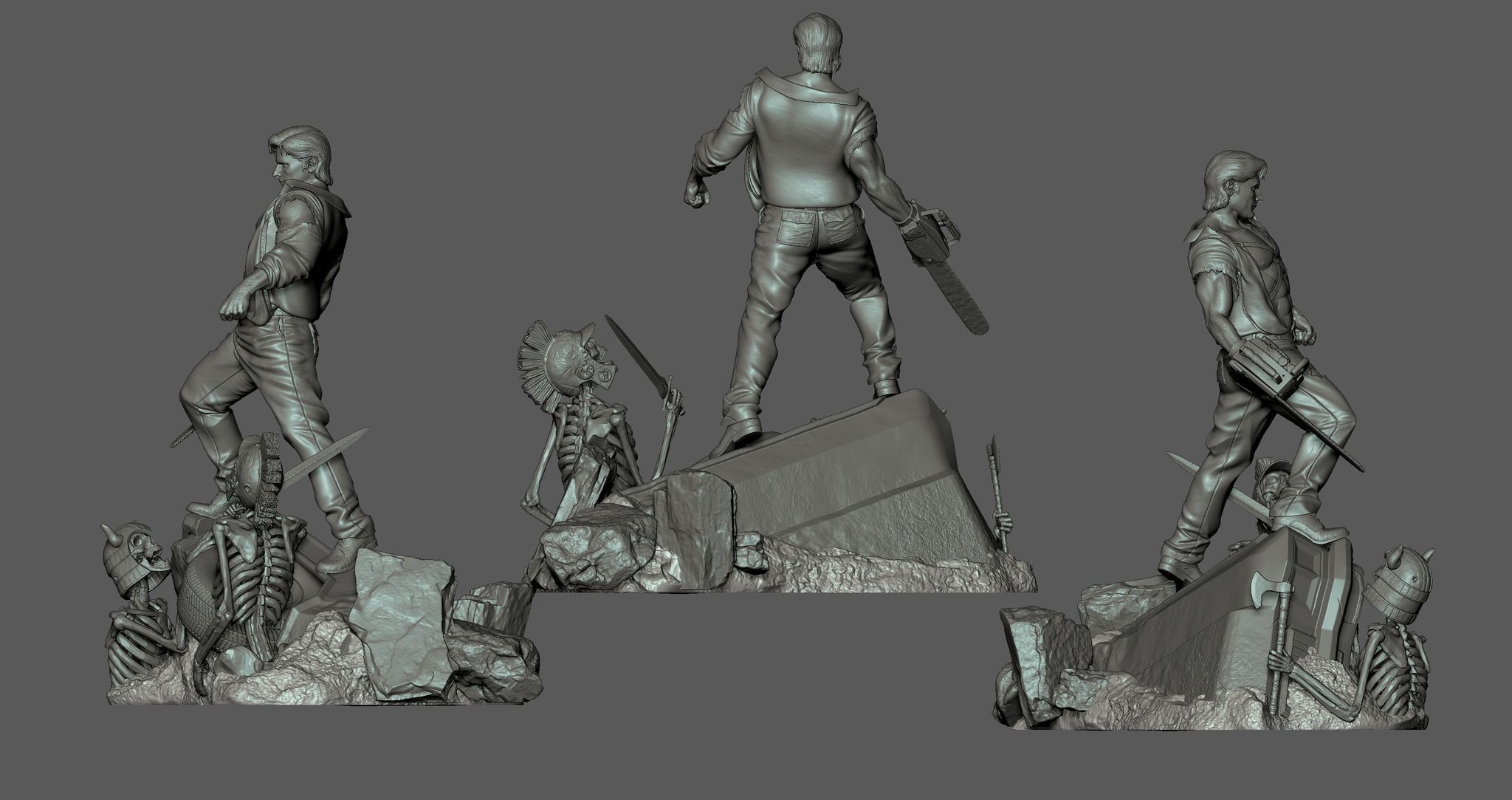 Ash vs Evil Dead 3D model 3D printable | CGTrader