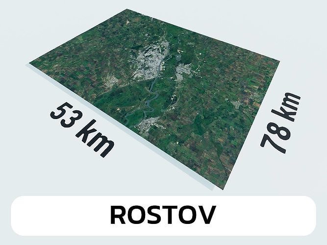 Rostov Russia City Landscape 3D Model 3D model | CGTrader