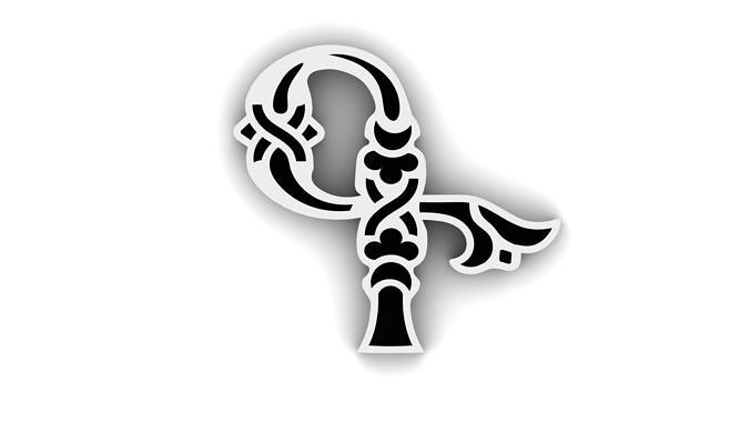 Armenian letters 3D model 3D printable | CGTrader