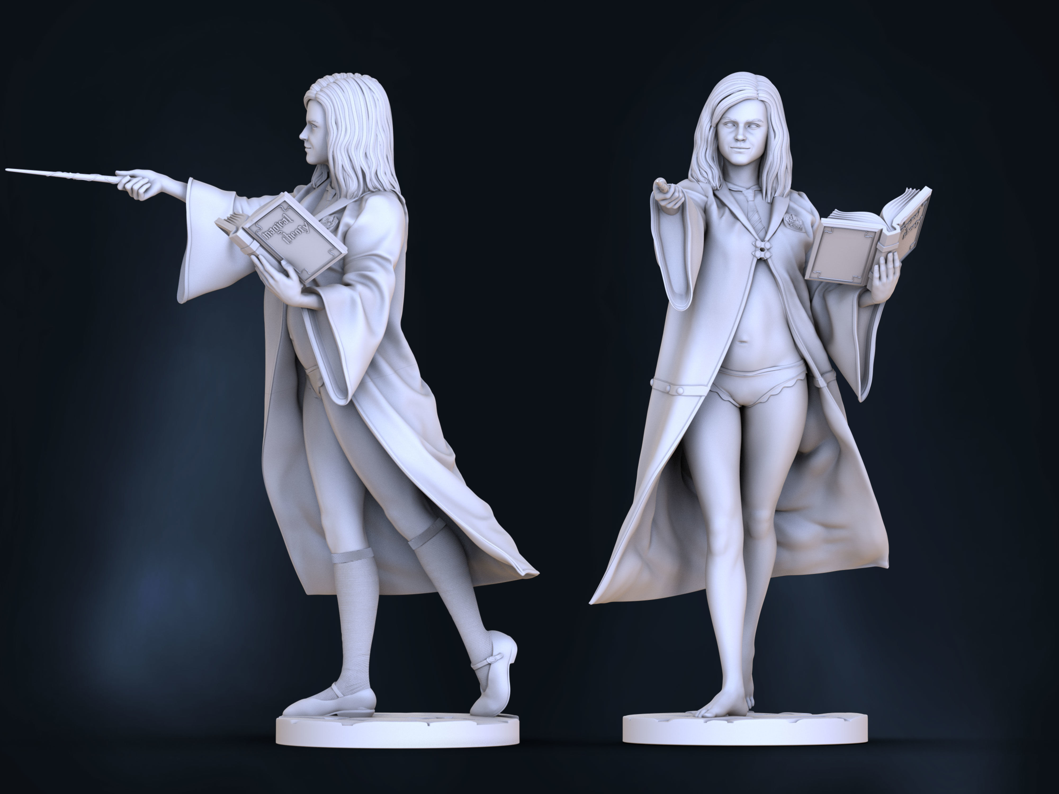 HERMIONE GRANGER 3D model 3D printable | CGTrader
