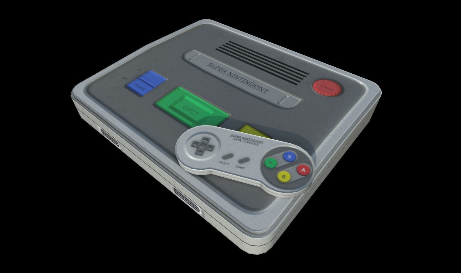 3D model CDs Video Games Consoles and VHS Pack VR / AR / lowpoly