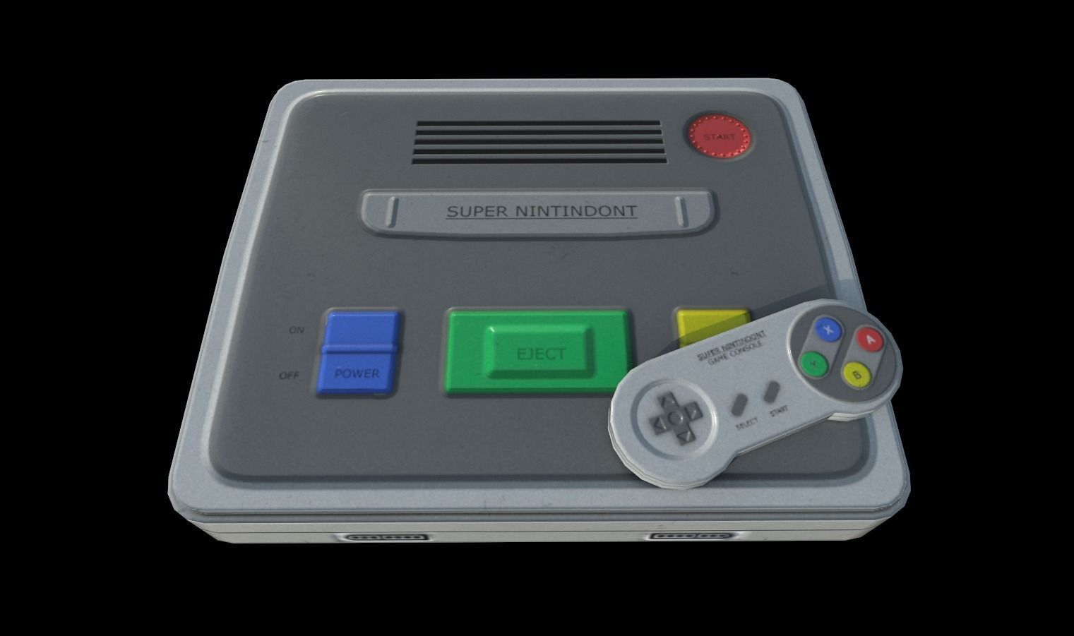 3D model CDs Video Games Consoles and VHS Pack VR / AR / lowpoly