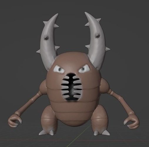 Pinsir 3D model 3D printable CGTrader
