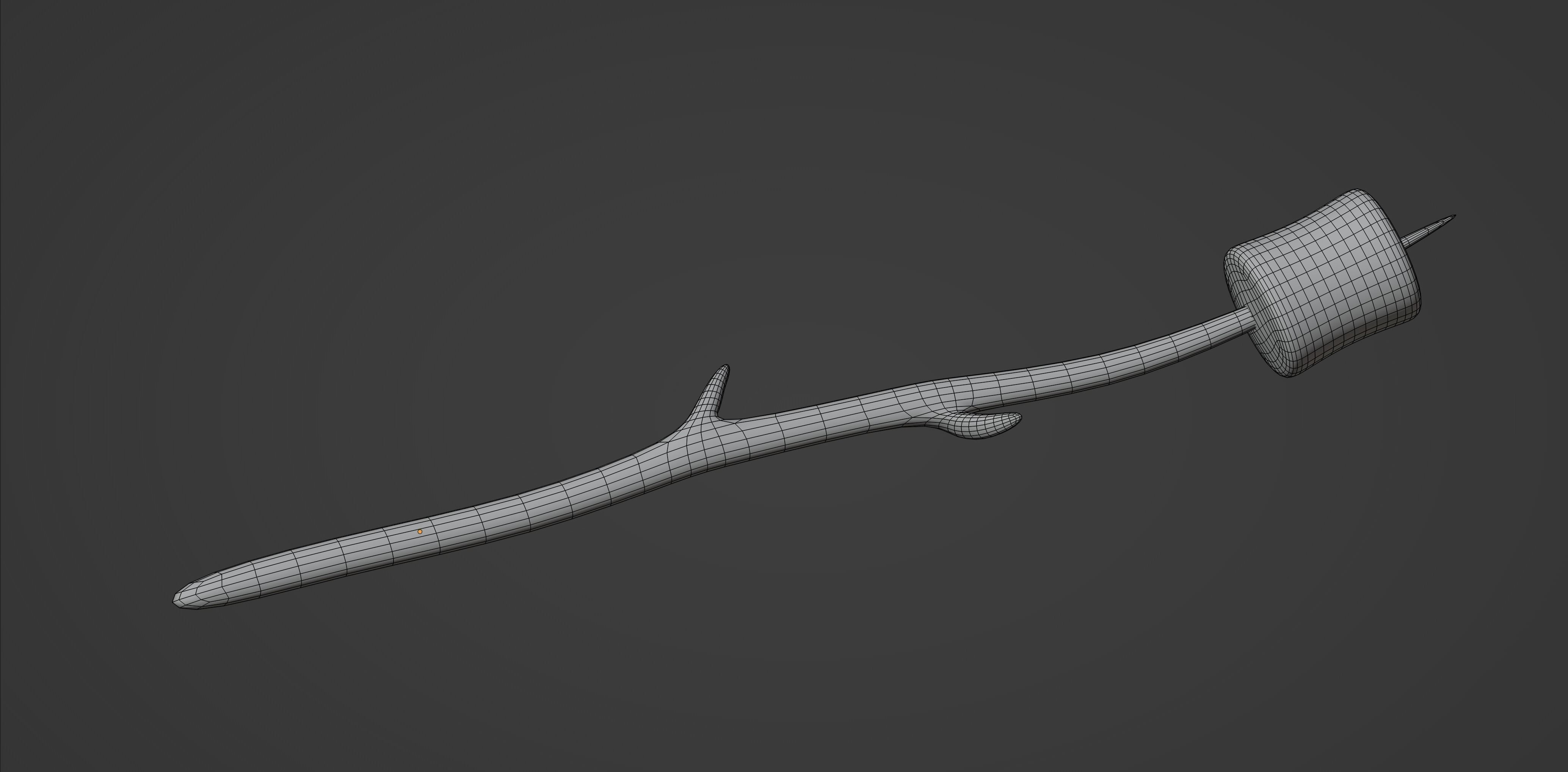 3D model Marshmallow on a Stick VR / AR / lowpoly CGTrader