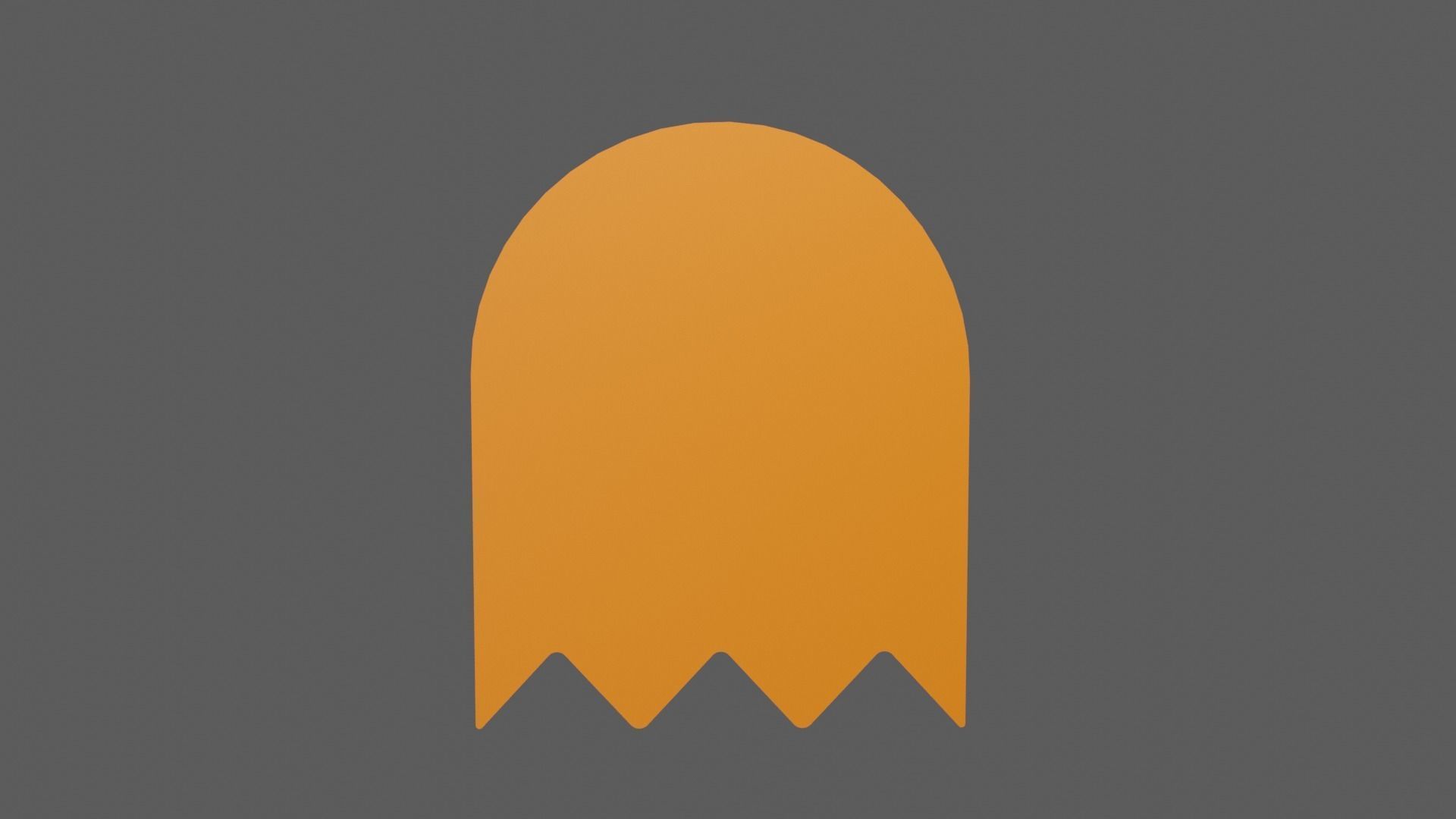 3D model Pacman Ghost Clyde VR / AR / lowpoly CGTrader
