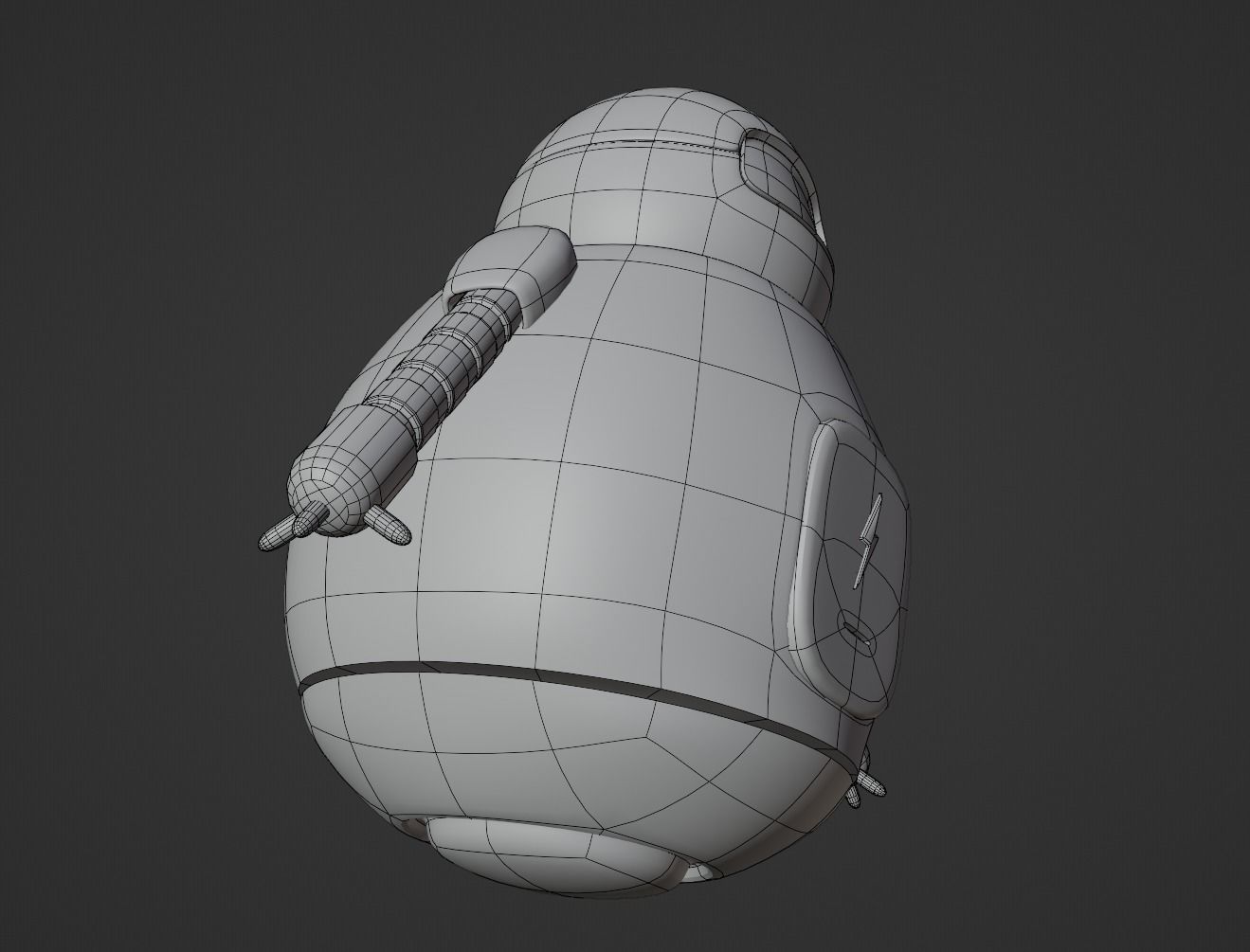 Floating Robot 3D model rigged CGTrader