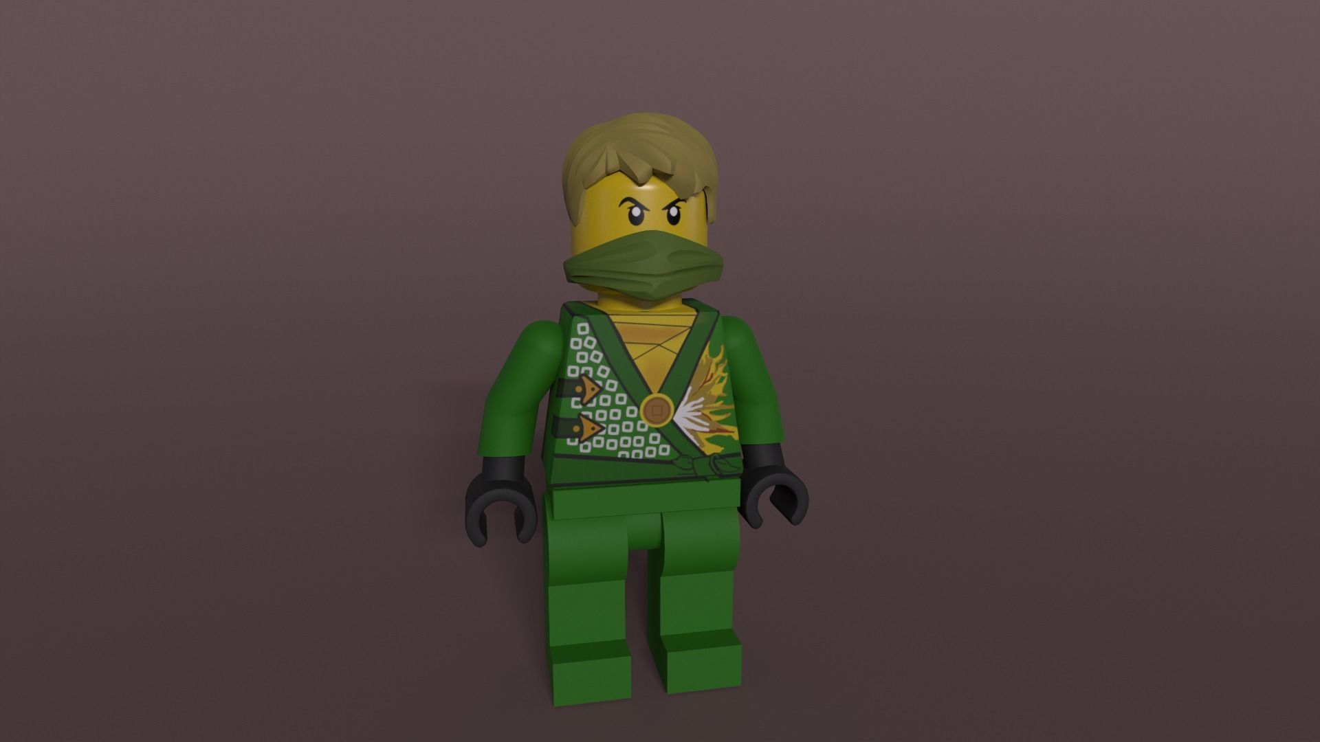 3D model Green Roblox Ninja VR / AR / lowpoly CGTrader