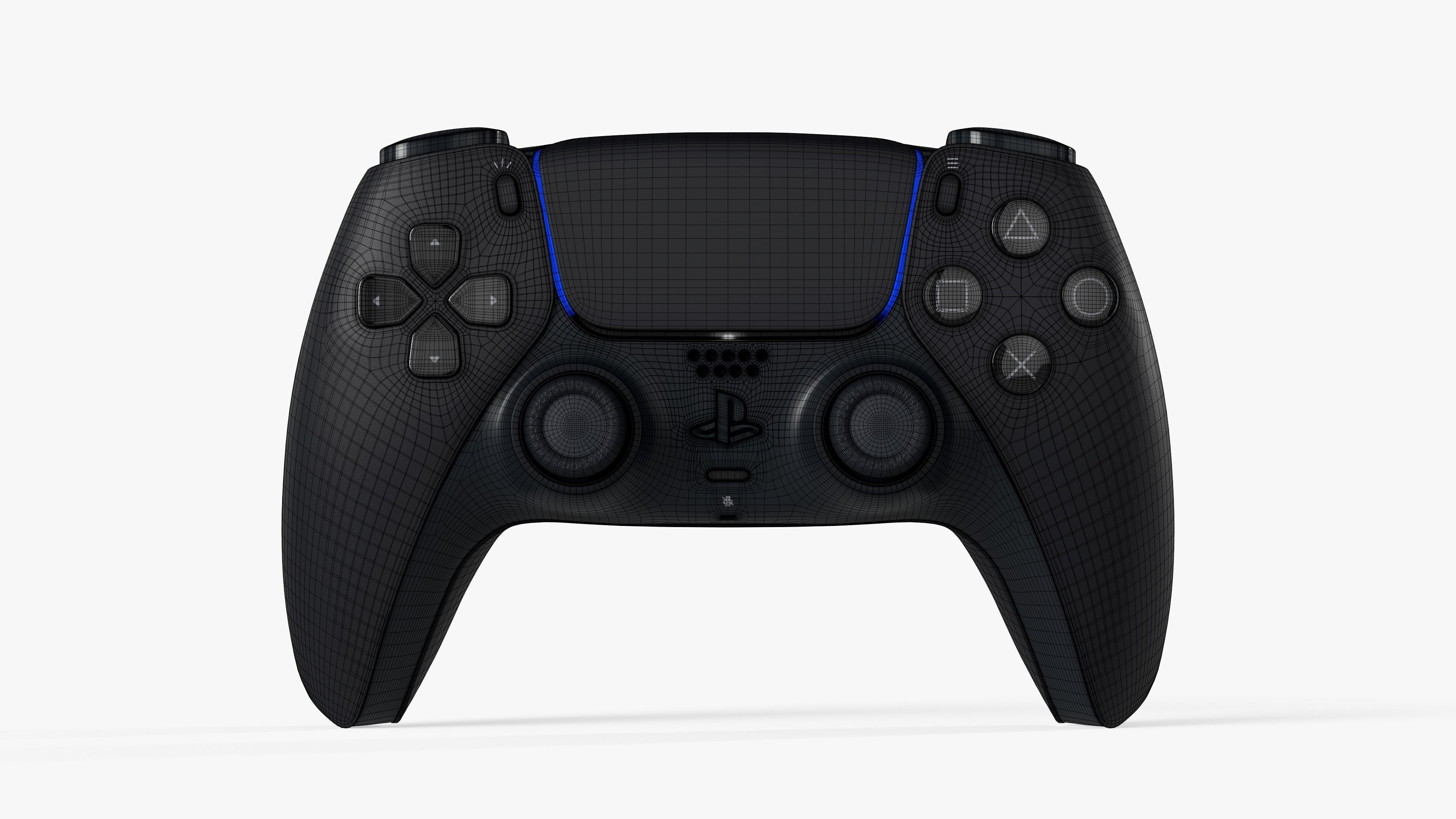 3D model Dualsense Midnight Black VR / AR / lowpoly CGTrader