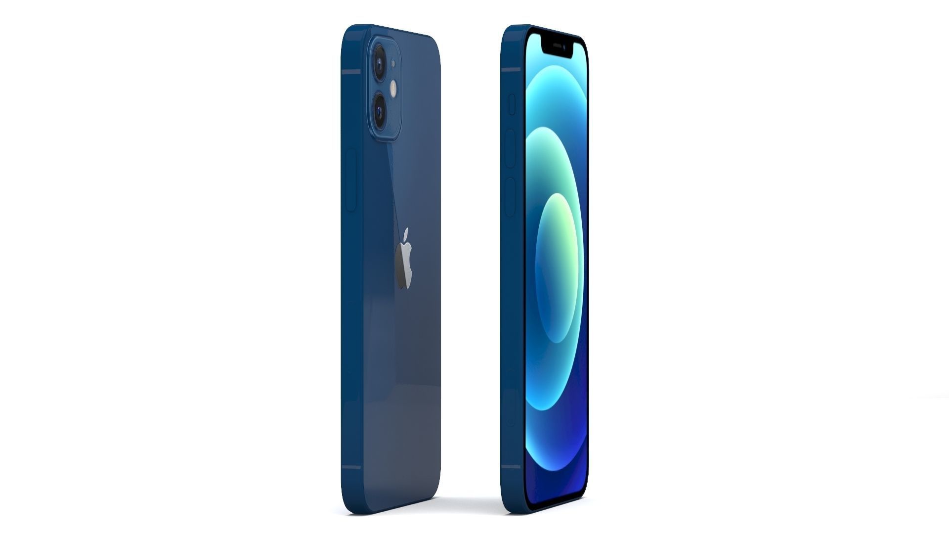 Apple iPhone 12 Blue 3D model CGTrader