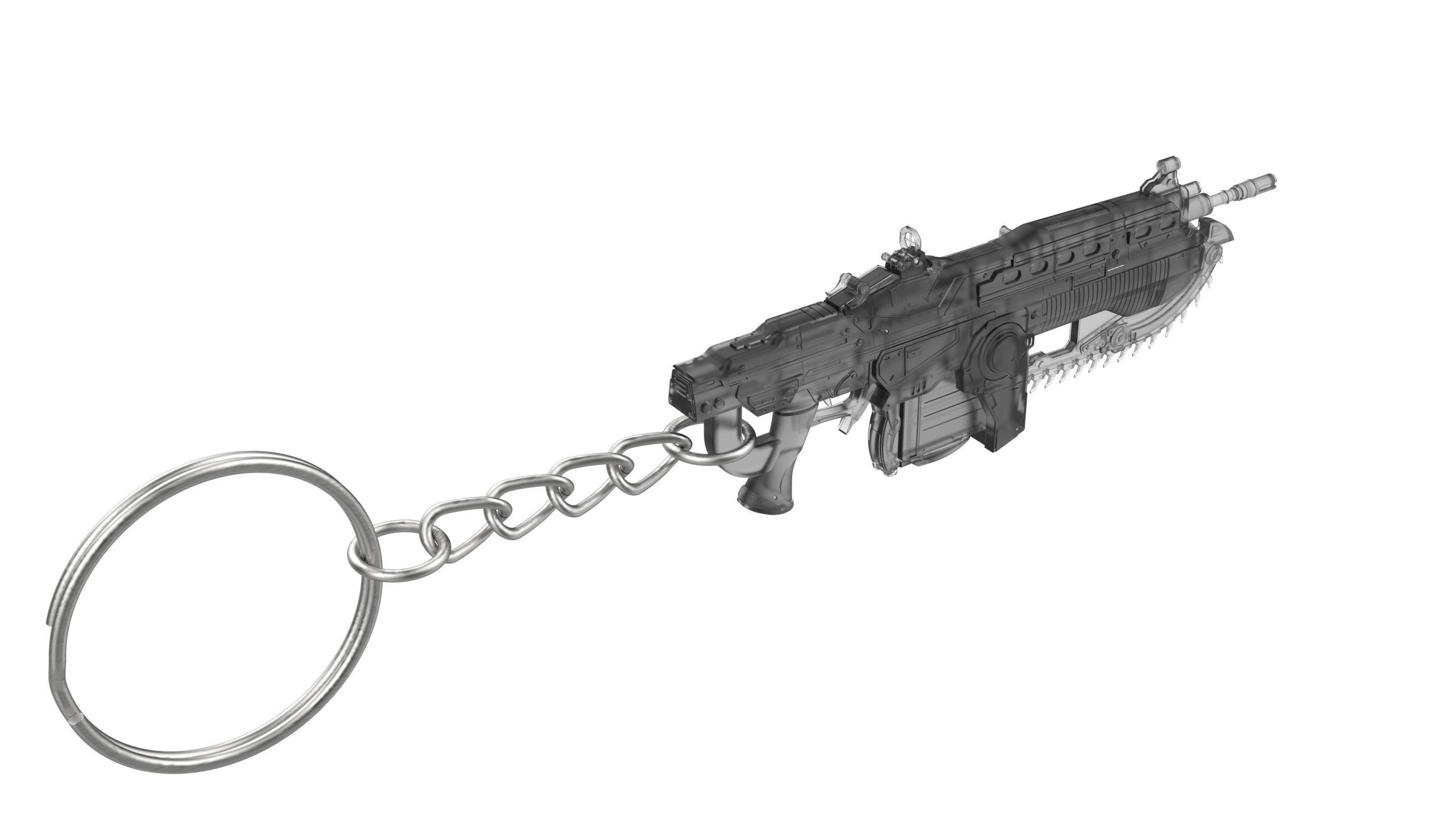 Keychain Lancer Gears Of War Printable STL 3D Model 3D keychain-lancer-gears-of-war-printable-stl-3d-model-3d