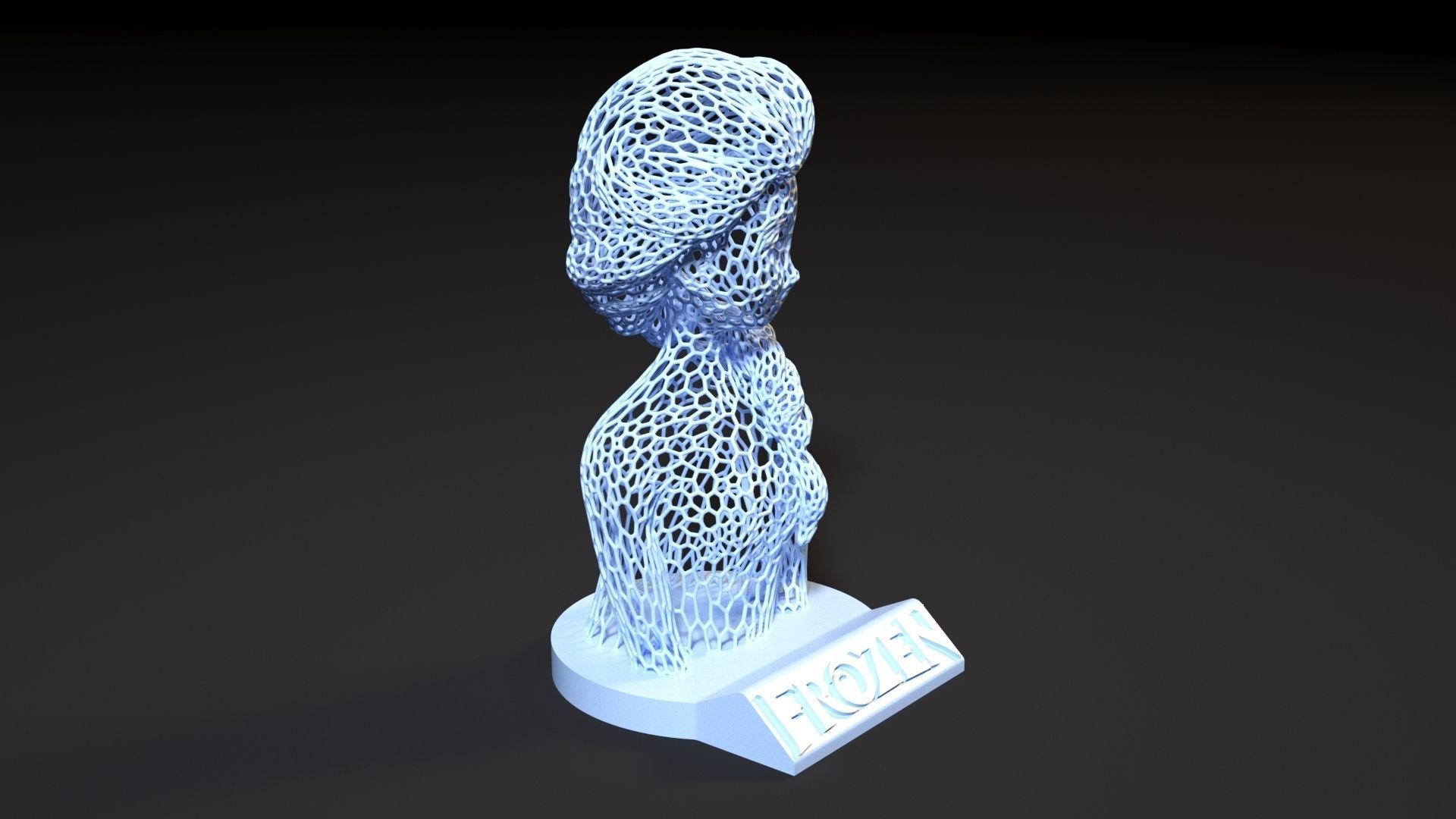 Frozen Elsa 3D model 3D printable | CGTrader