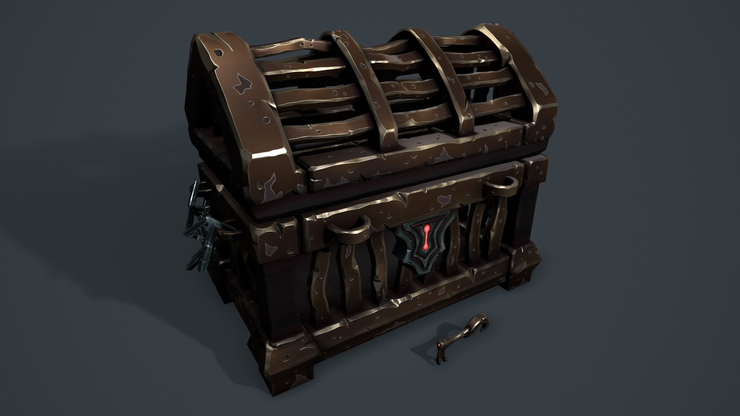 Prison chest 3d print 3D model 3D printable CGTrader