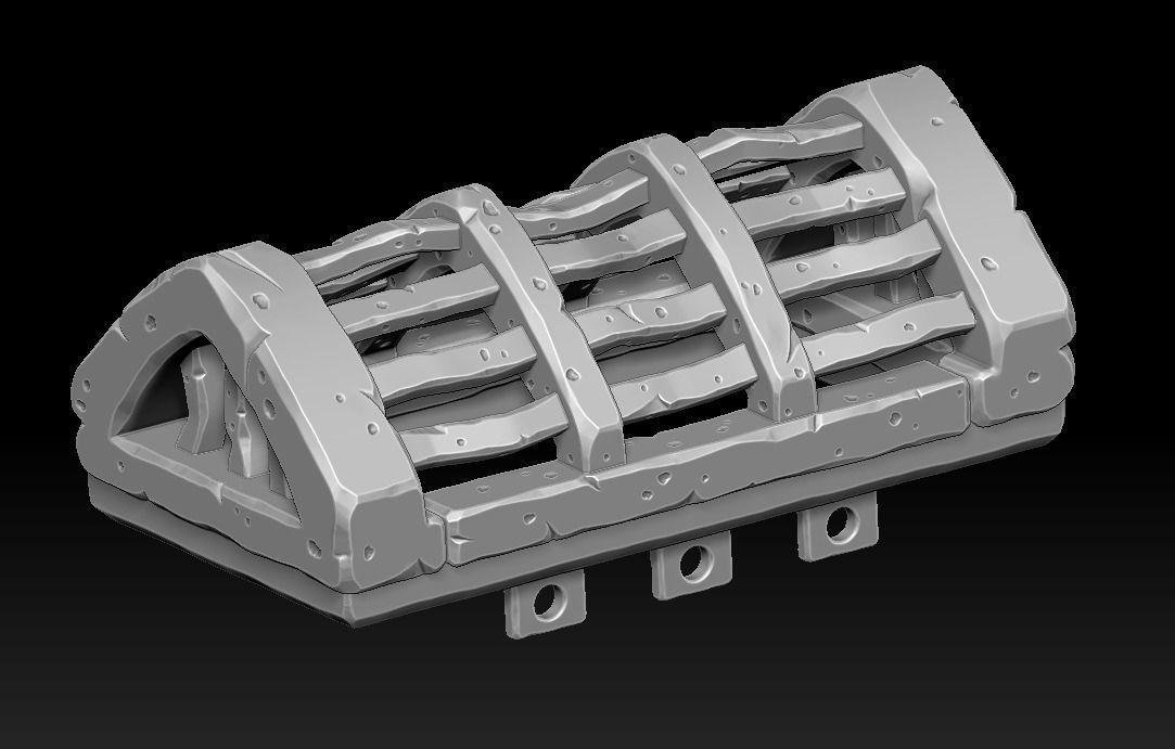 Prison chest 3d print 3D model 3D printable CGTrader