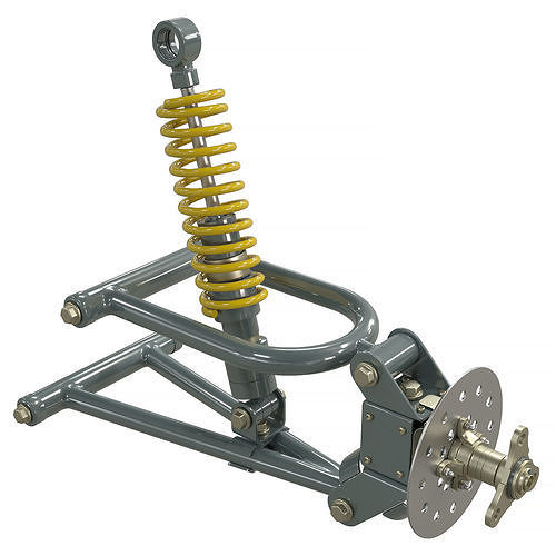 Shock absorber 3D model CGTrader