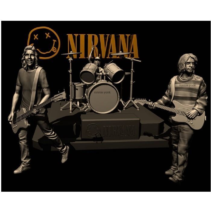 kurt cobain - Nirvana 3Dprinting 3D model 3D printable | CGTrader