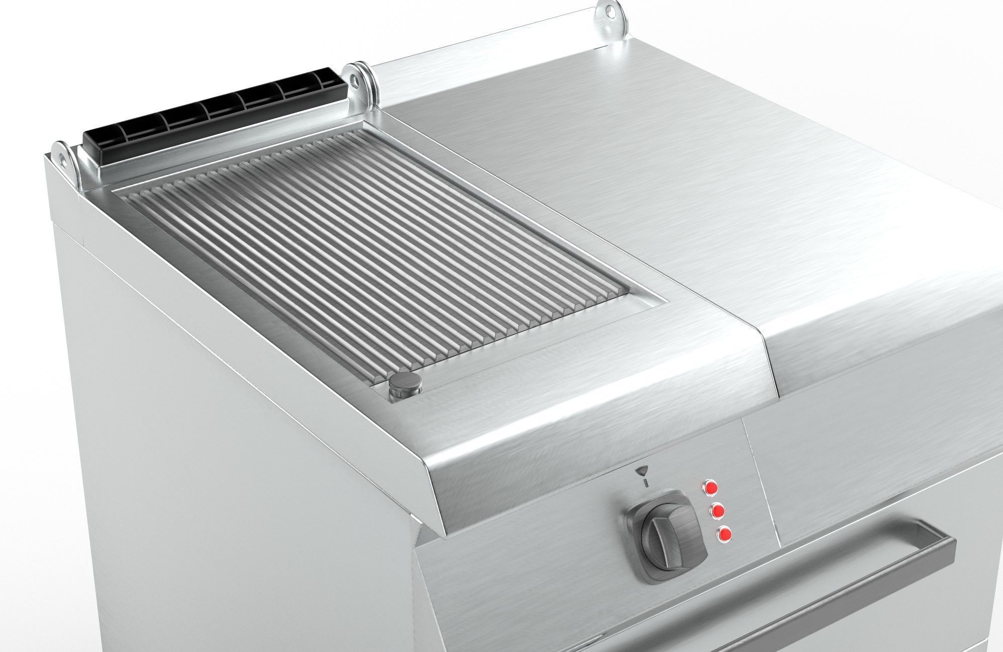 Commercial Grill Top 3D model CGTrader