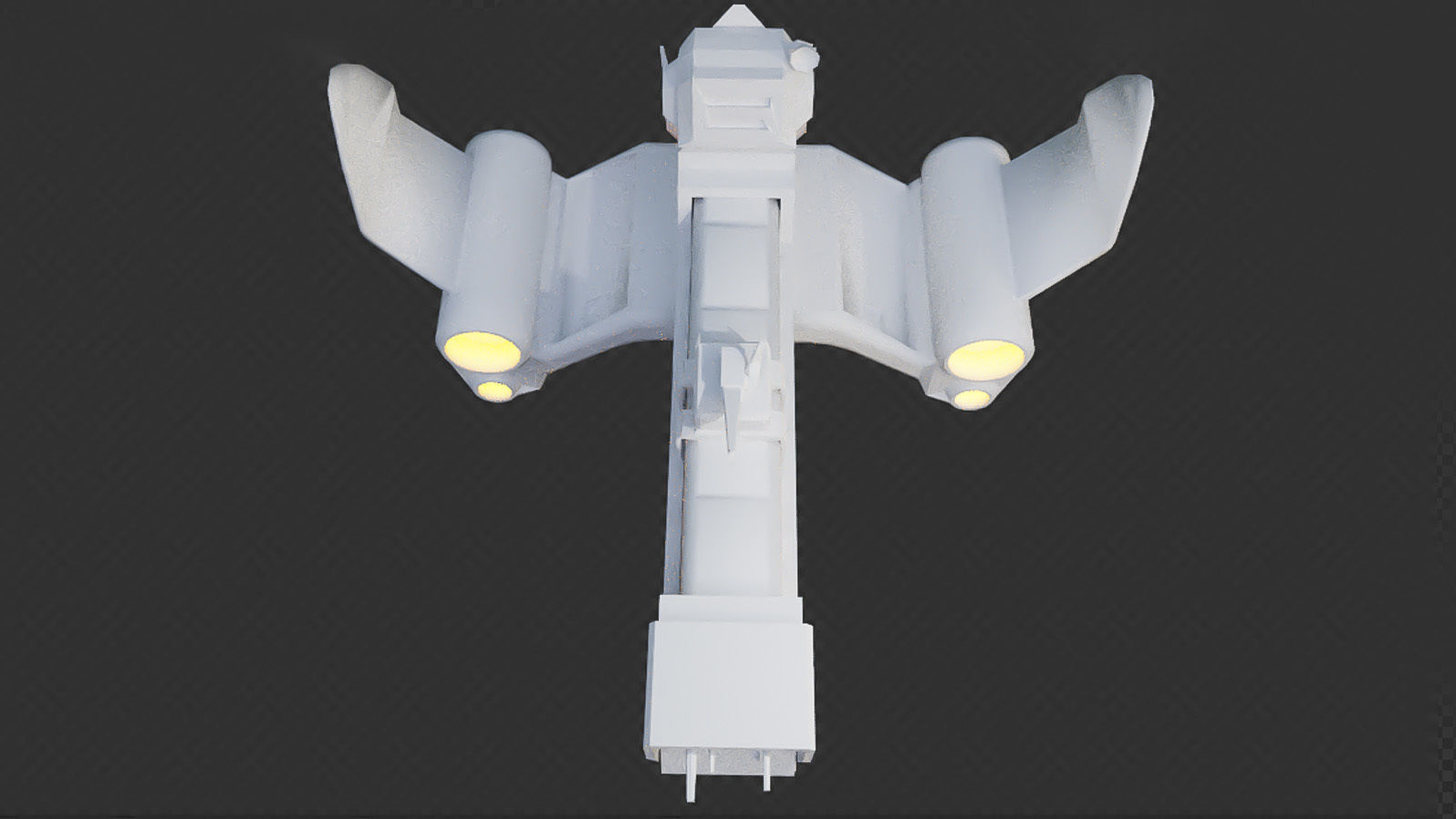 Cargo Sci fi Spaceship free VR / AR / low-poly 3D model | CGTrader