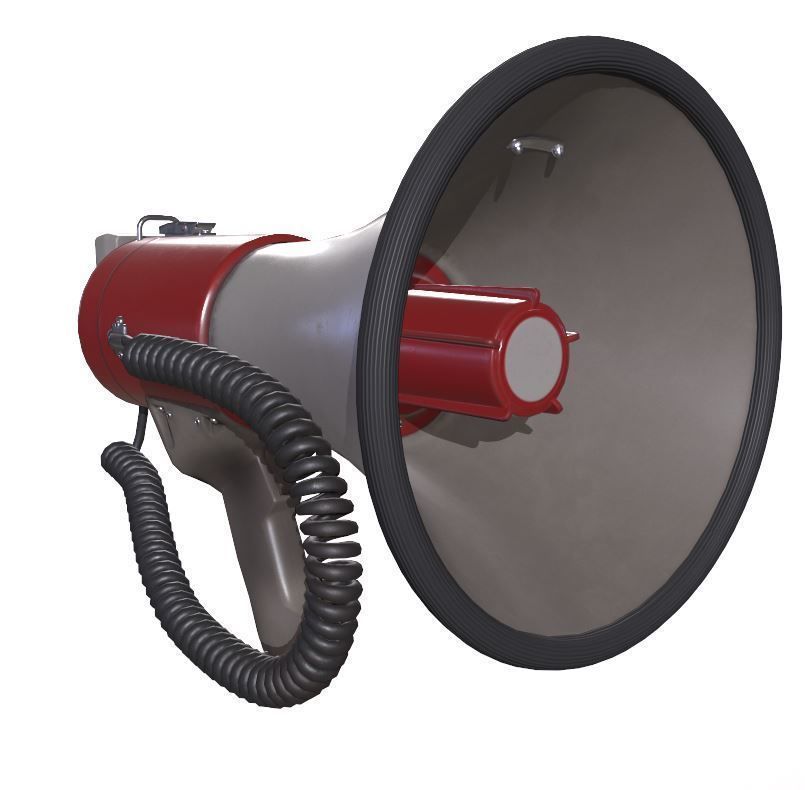 3D model Megaphone 3D Model Game Ready VR / AR / lowpoly CGTrader