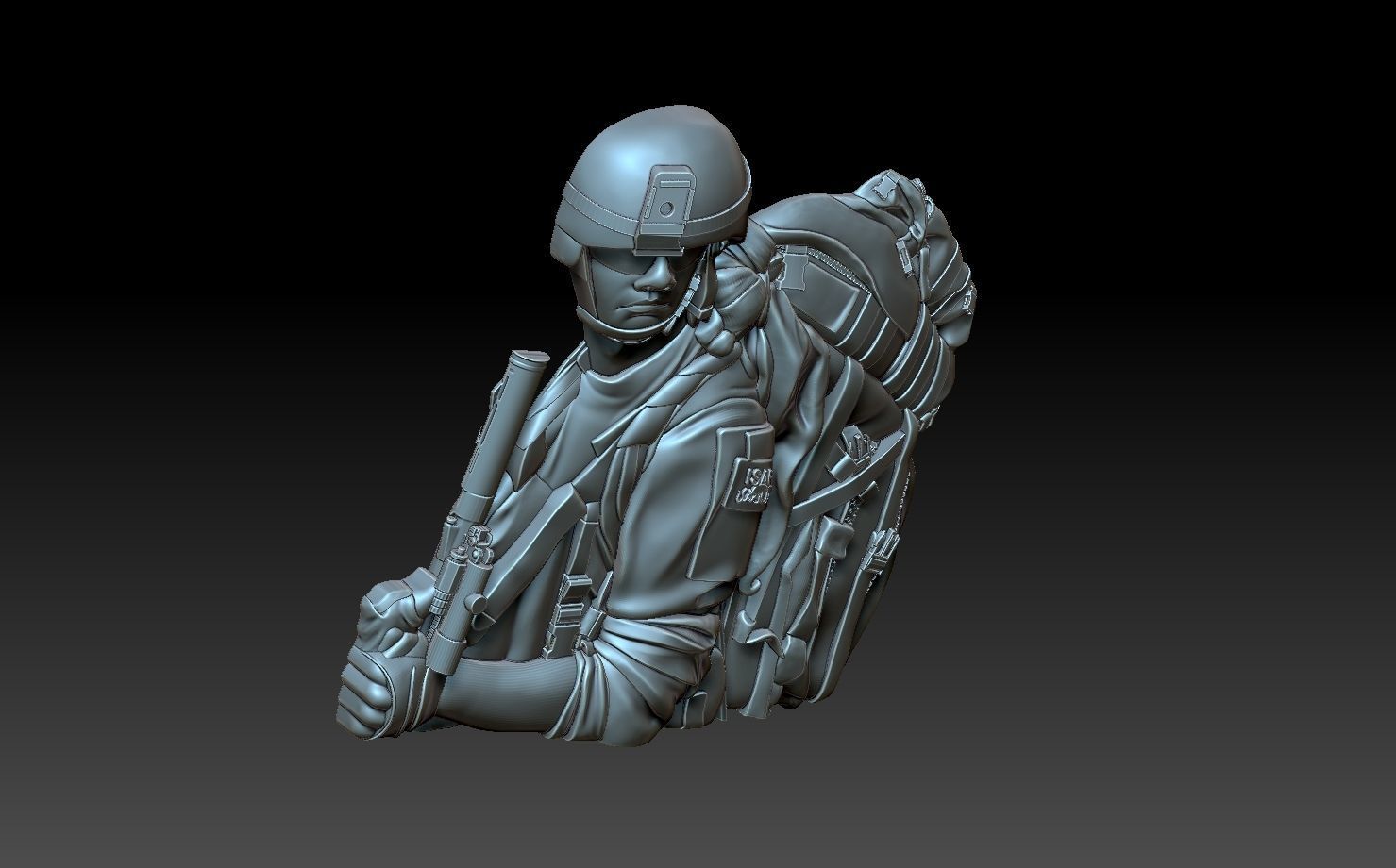 Soldier 3D model 3D printable | CGTrader