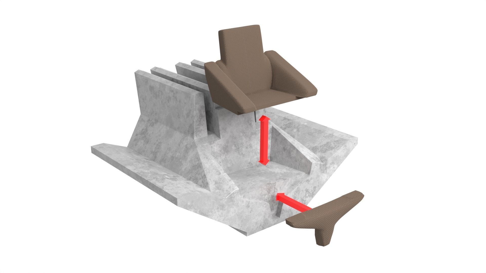 Bo-Katans Throne 1-6 scale 3D model 3D printable | CGTrader