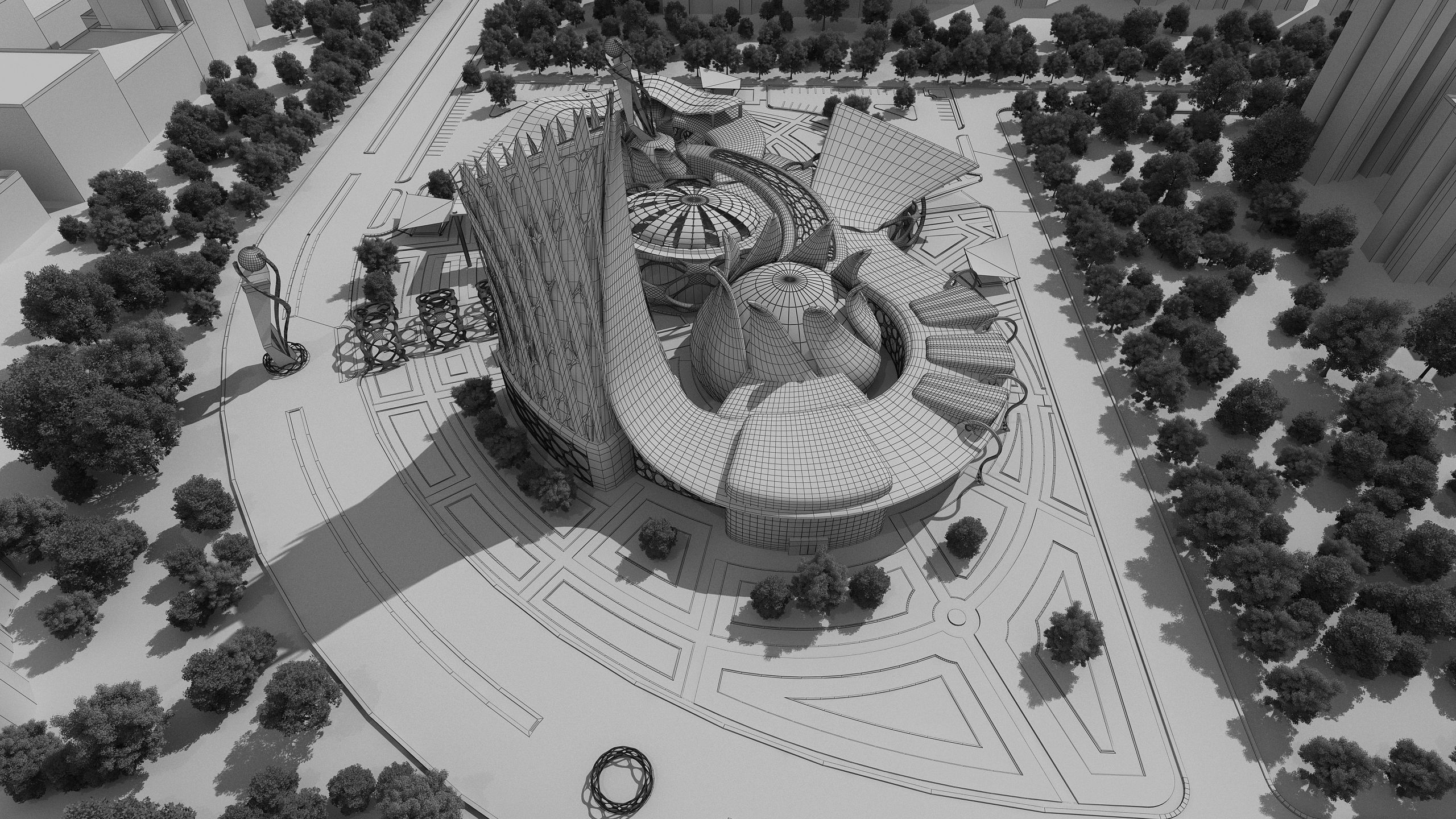 0150 - Nanotechnology Research Center - 2D Drawings-3D Files 3D model ...