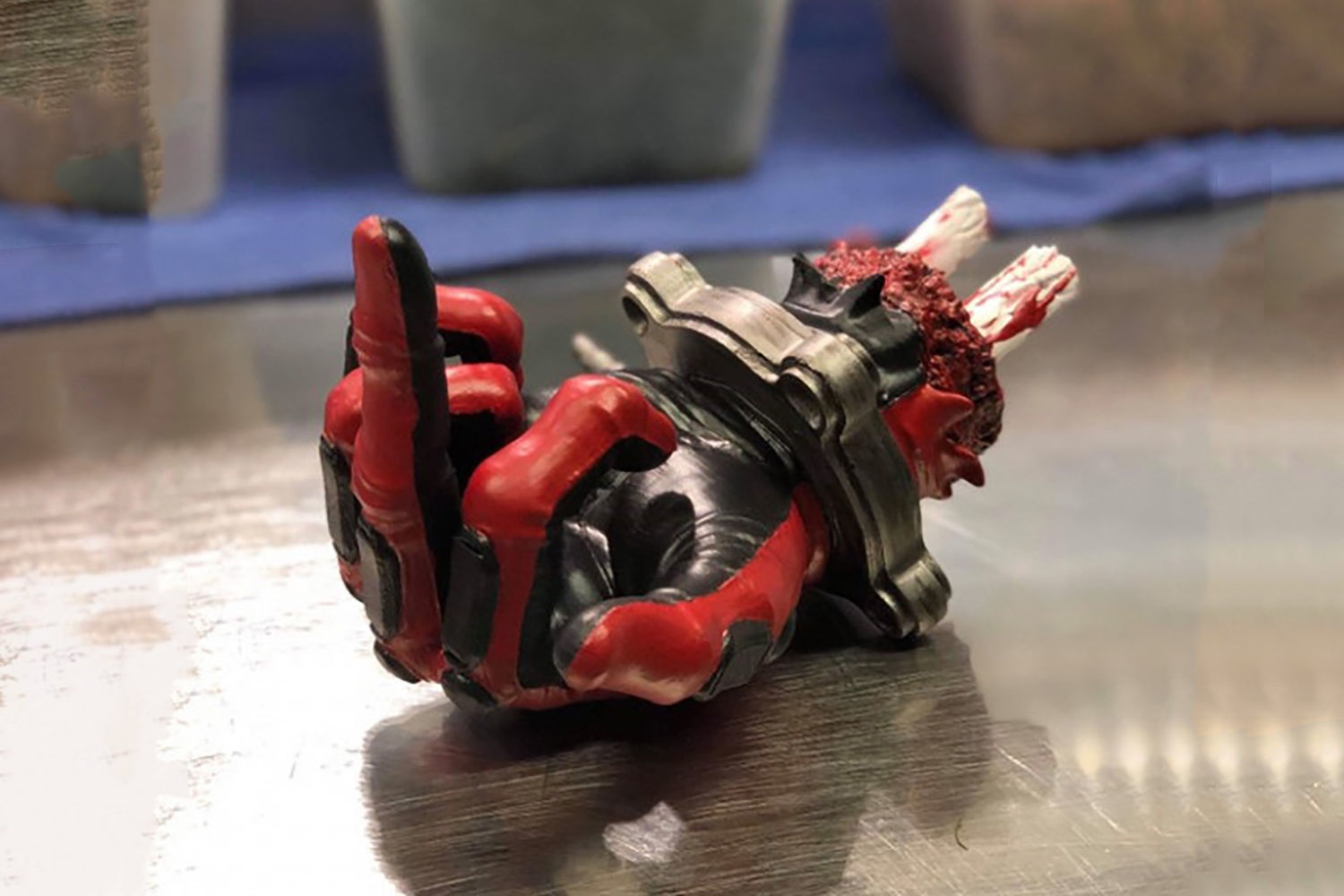 Deadpool Finger 3D Model Ready to Print STL 3D model 3D printable